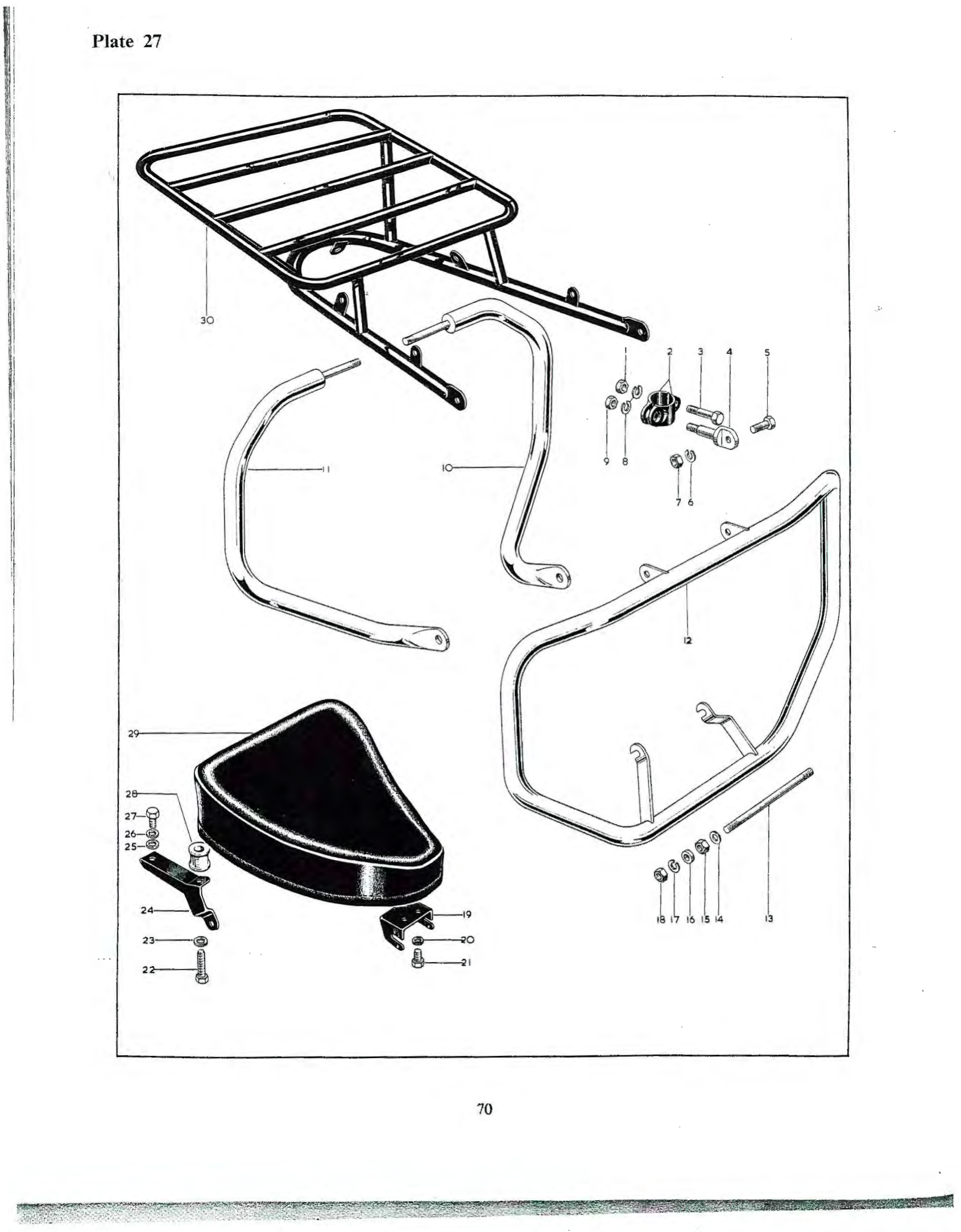 BSA Front safety bar