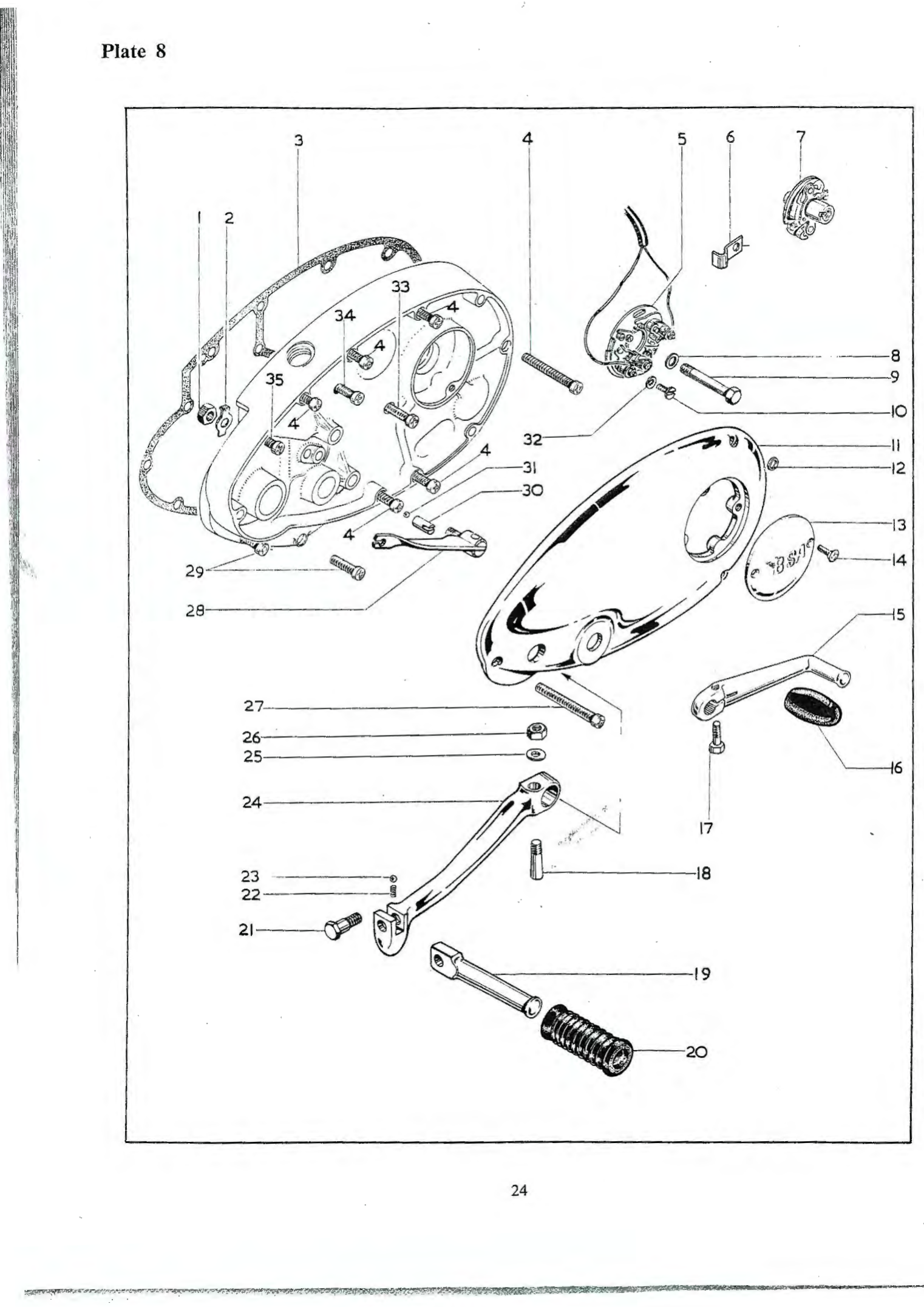BSA Contact breaker (Lucas 54419097)