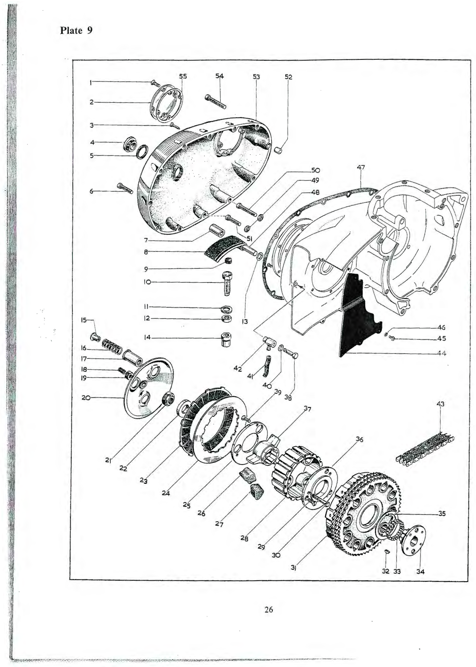 BSA Clutch driving plate
