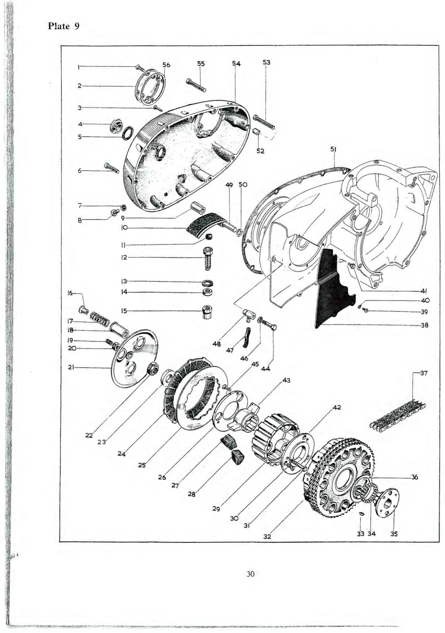 BSA Washer — tensioner pivot