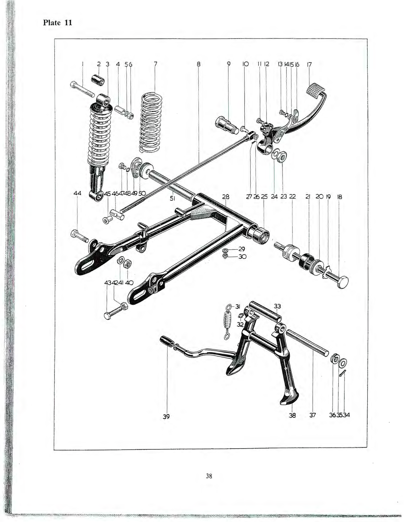 BOLT,SHOCK MOUNT BSA A10