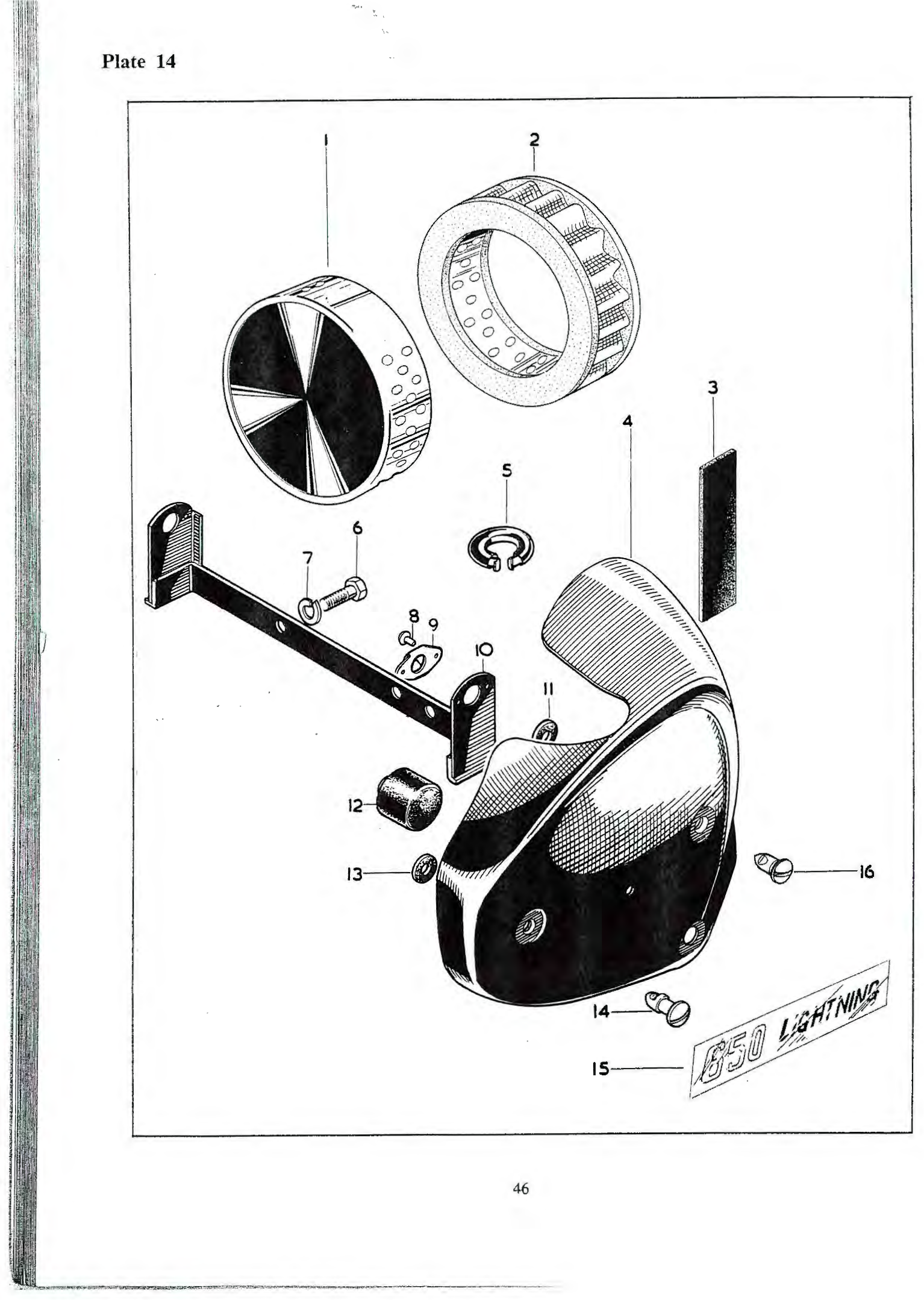 Norton BOLT, BSA 1/4X26X1/2 DOME