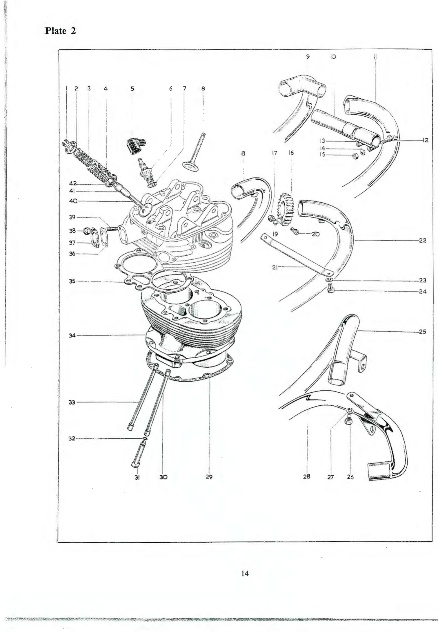 VALVE GUIDE BSA A65 1963-70 +.006 - KWPM (MNG BRZ)