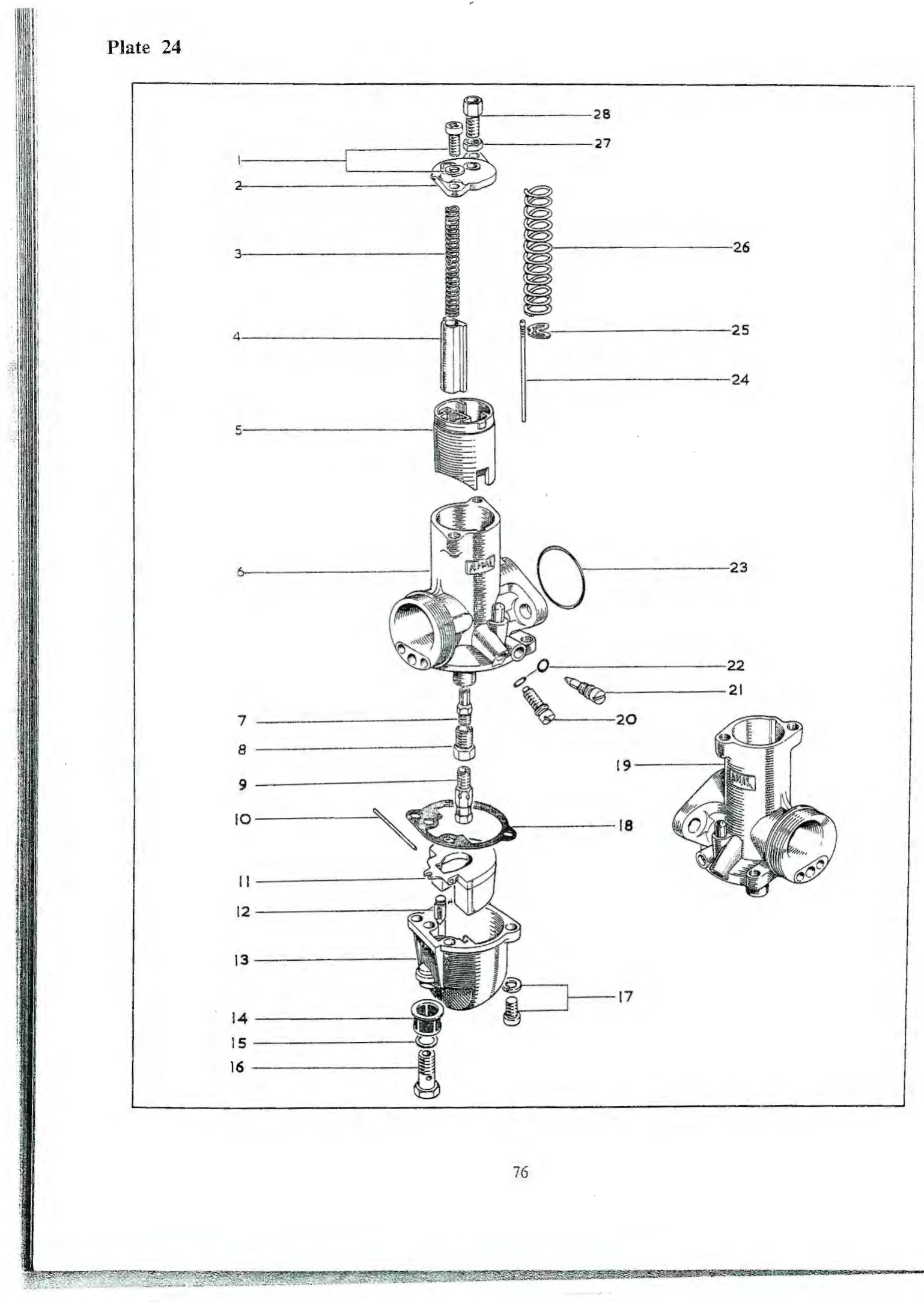 Throttle needle