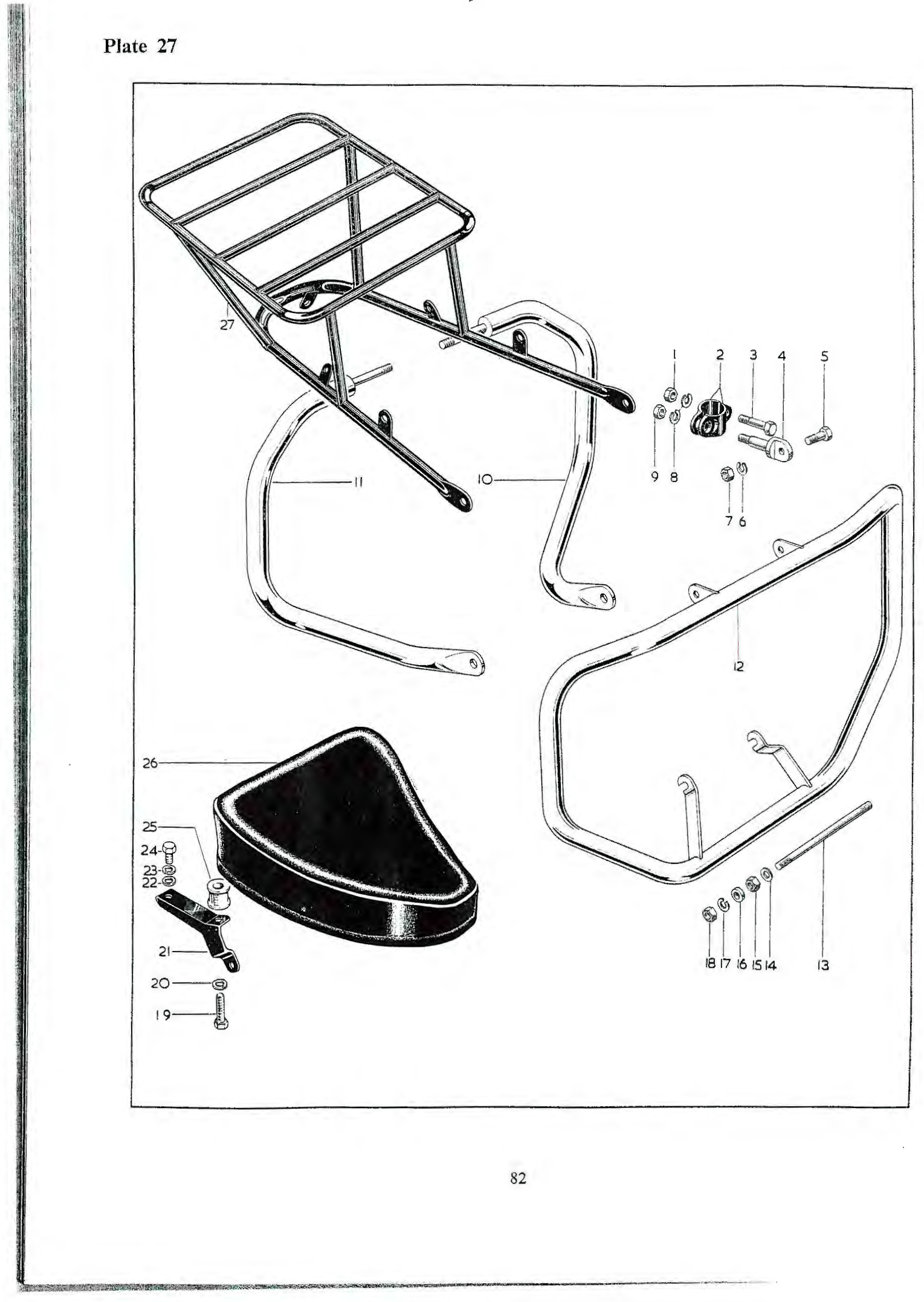 BSA Short seat