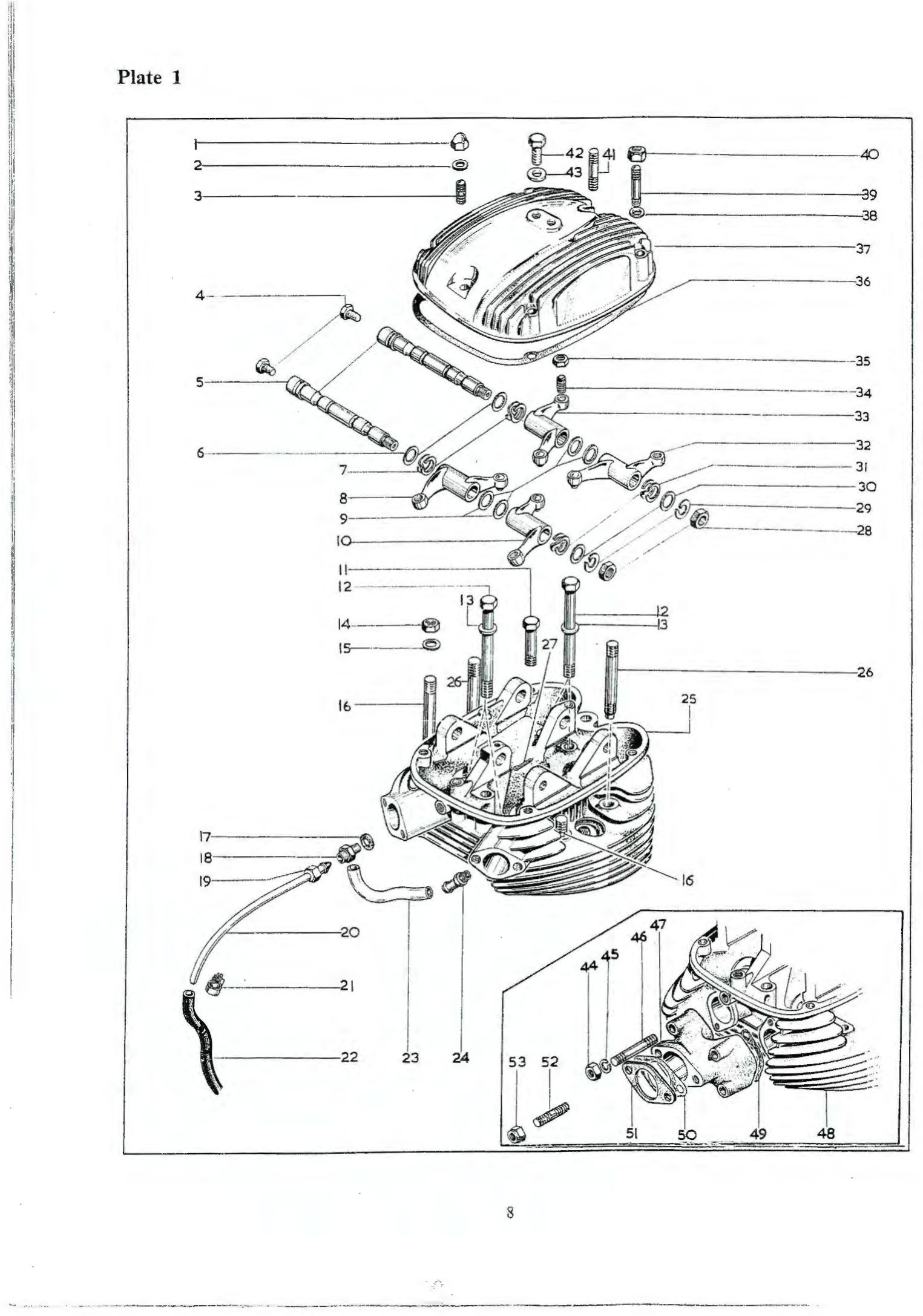 BSA Gasket set — decarboning