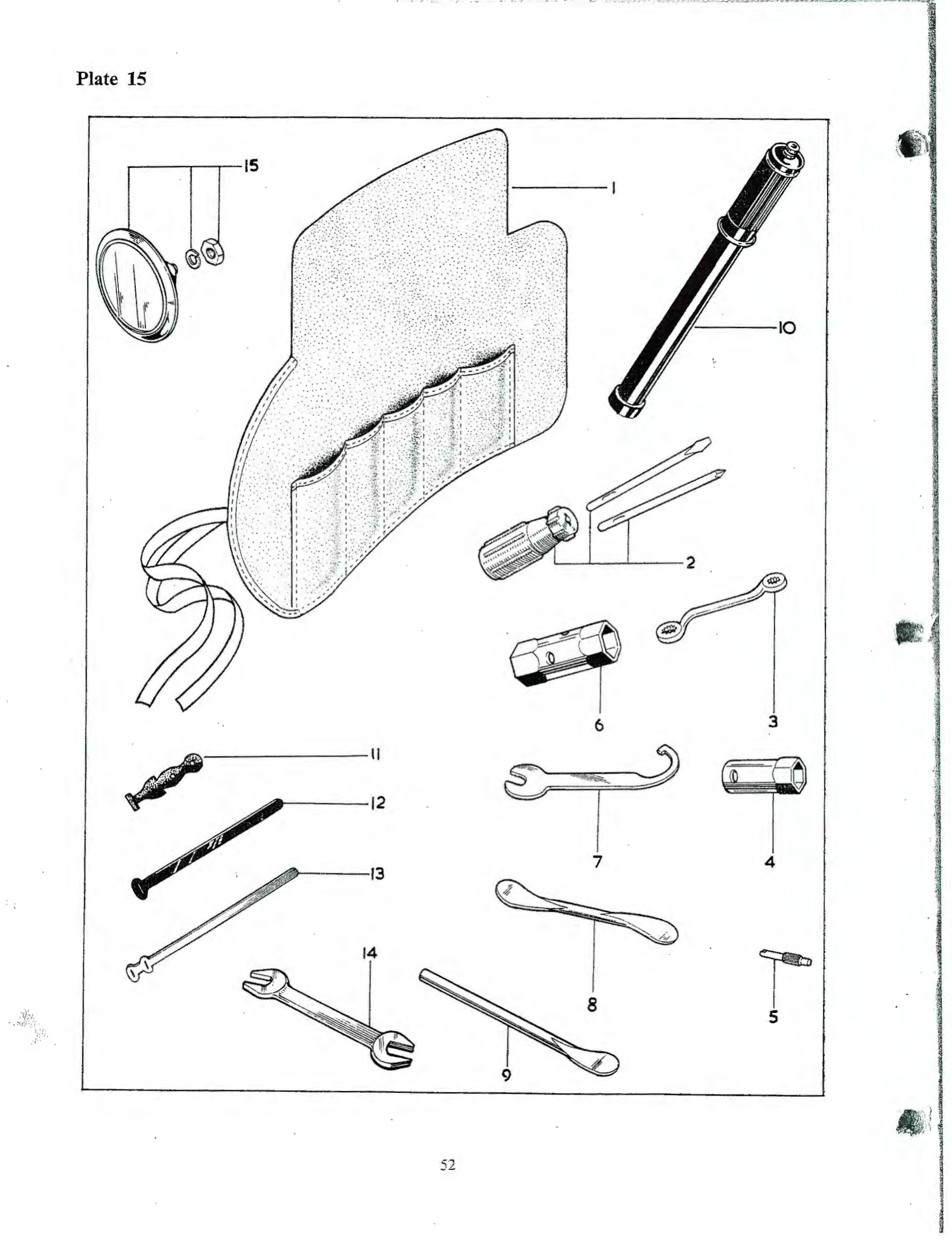 BSA Rear damper and chain adjuster spanner