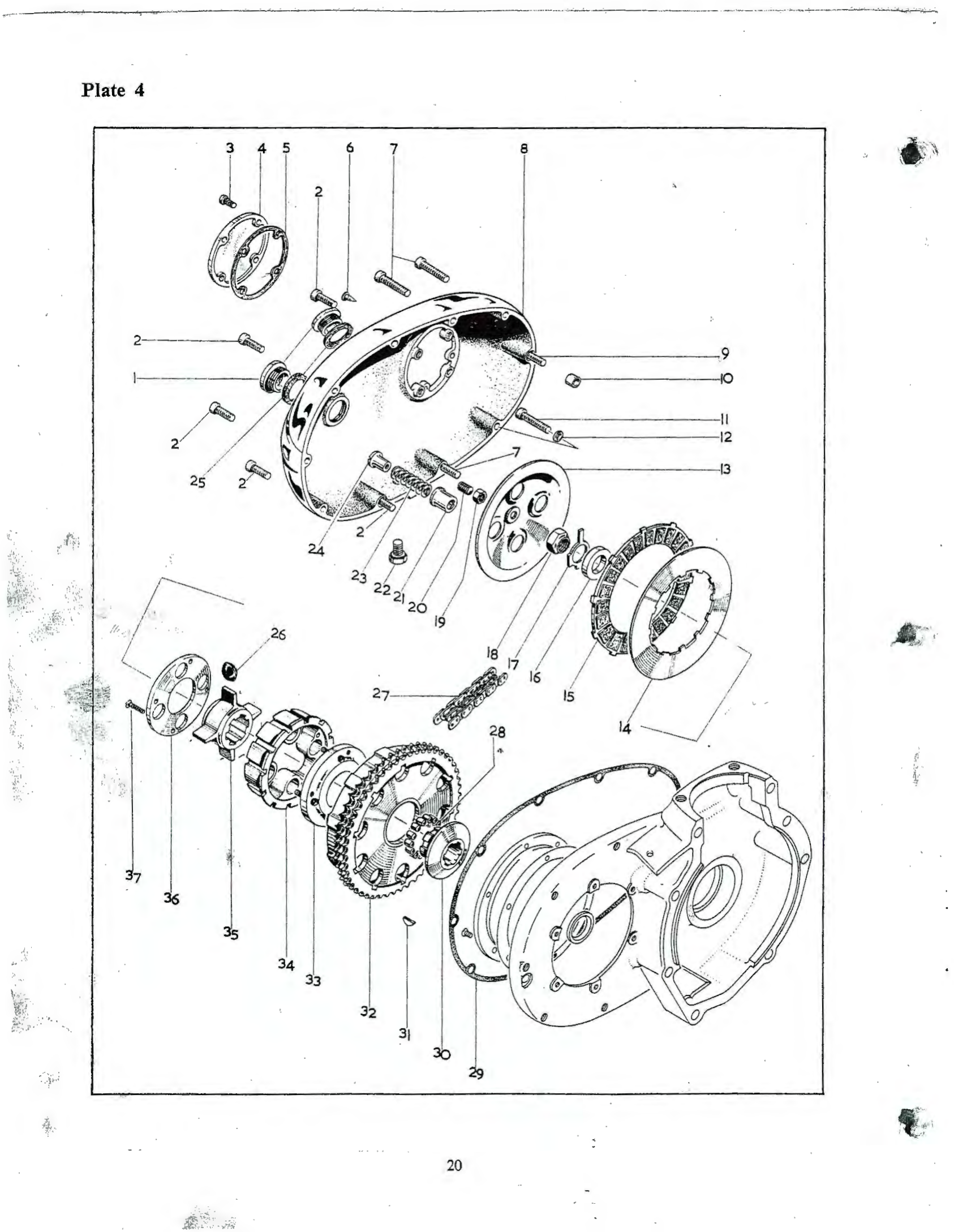 BSA Clutch hub