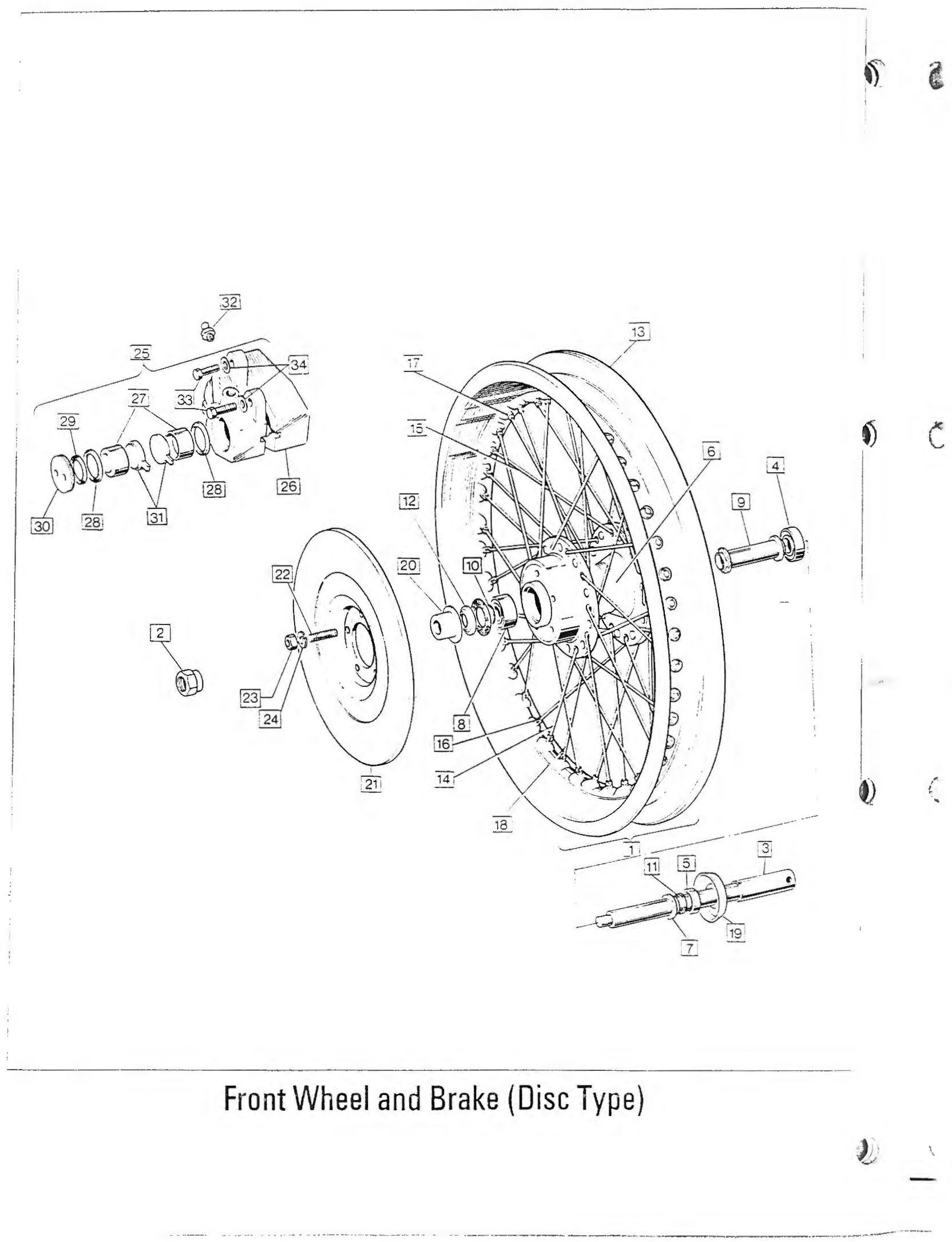 Norton Hub Shell c/w Bearing, Spacer, etc.