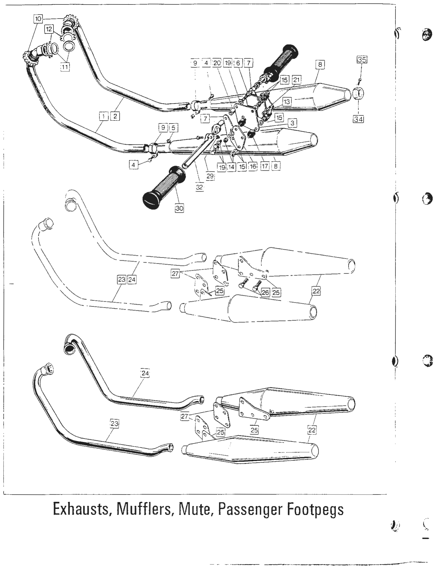 Norton MUFFLER MOUNT SS