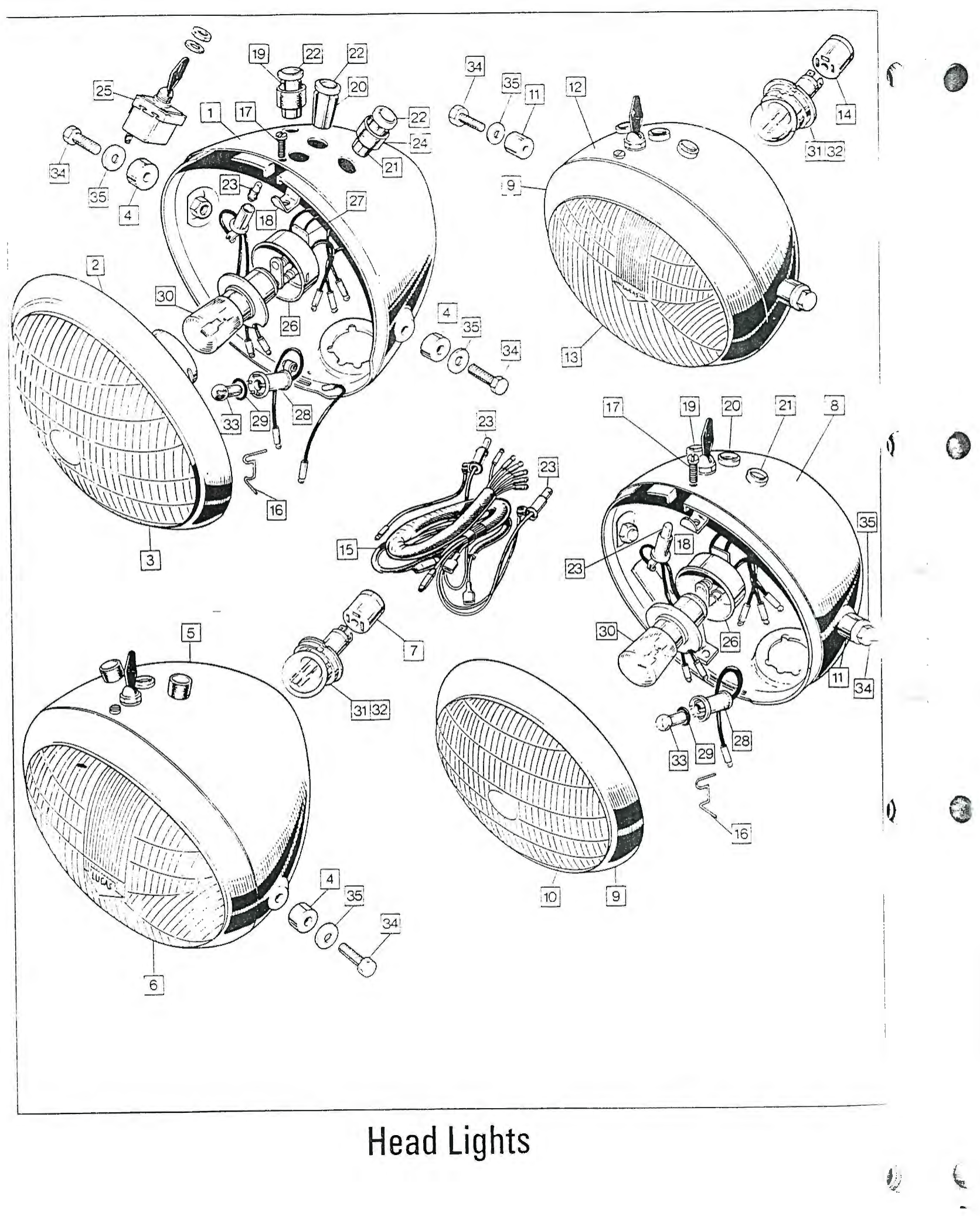 SWITCH,HEADLAMP 2 POSITION