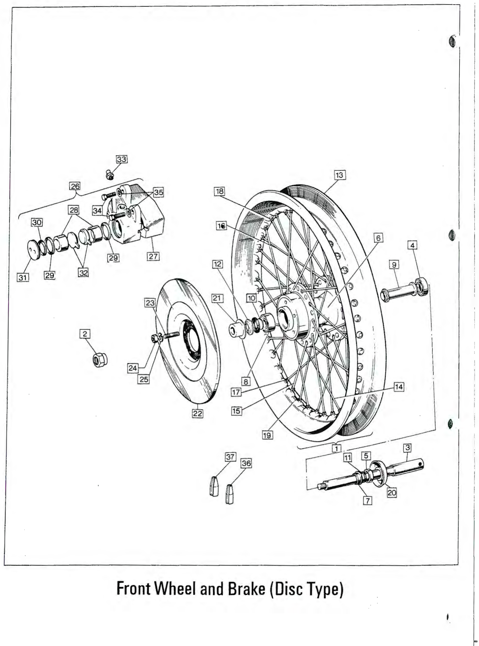 Norton Spoke, Disc Side, Inner