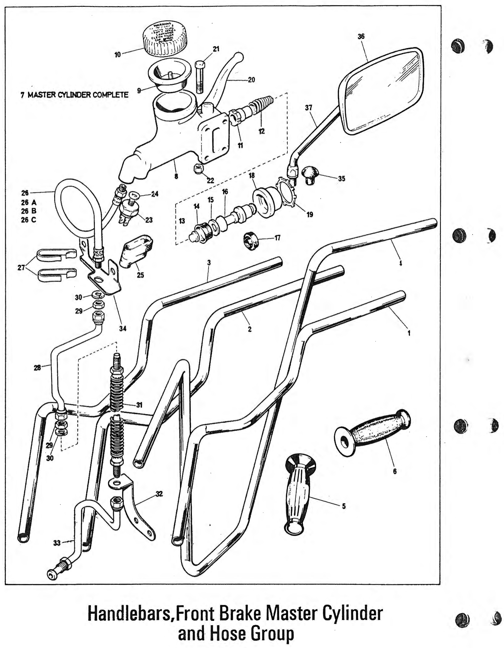 Norton Pipe, Bracket to Caliper