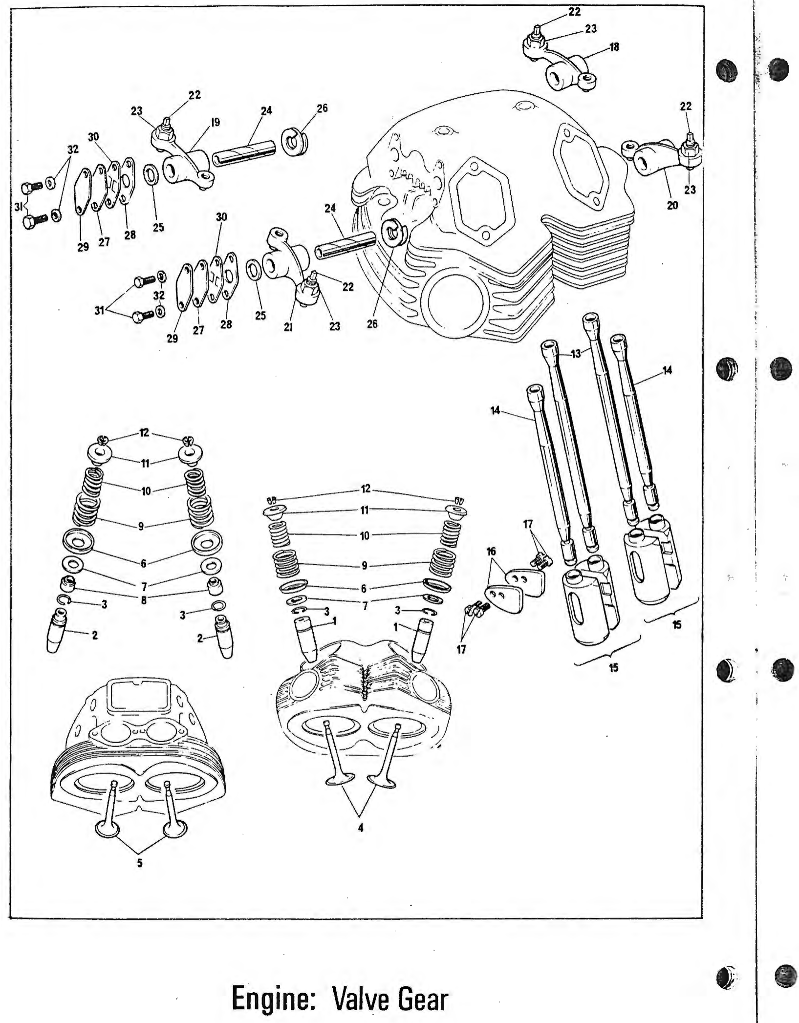 Norton Paper Gasket, Rocker Plate