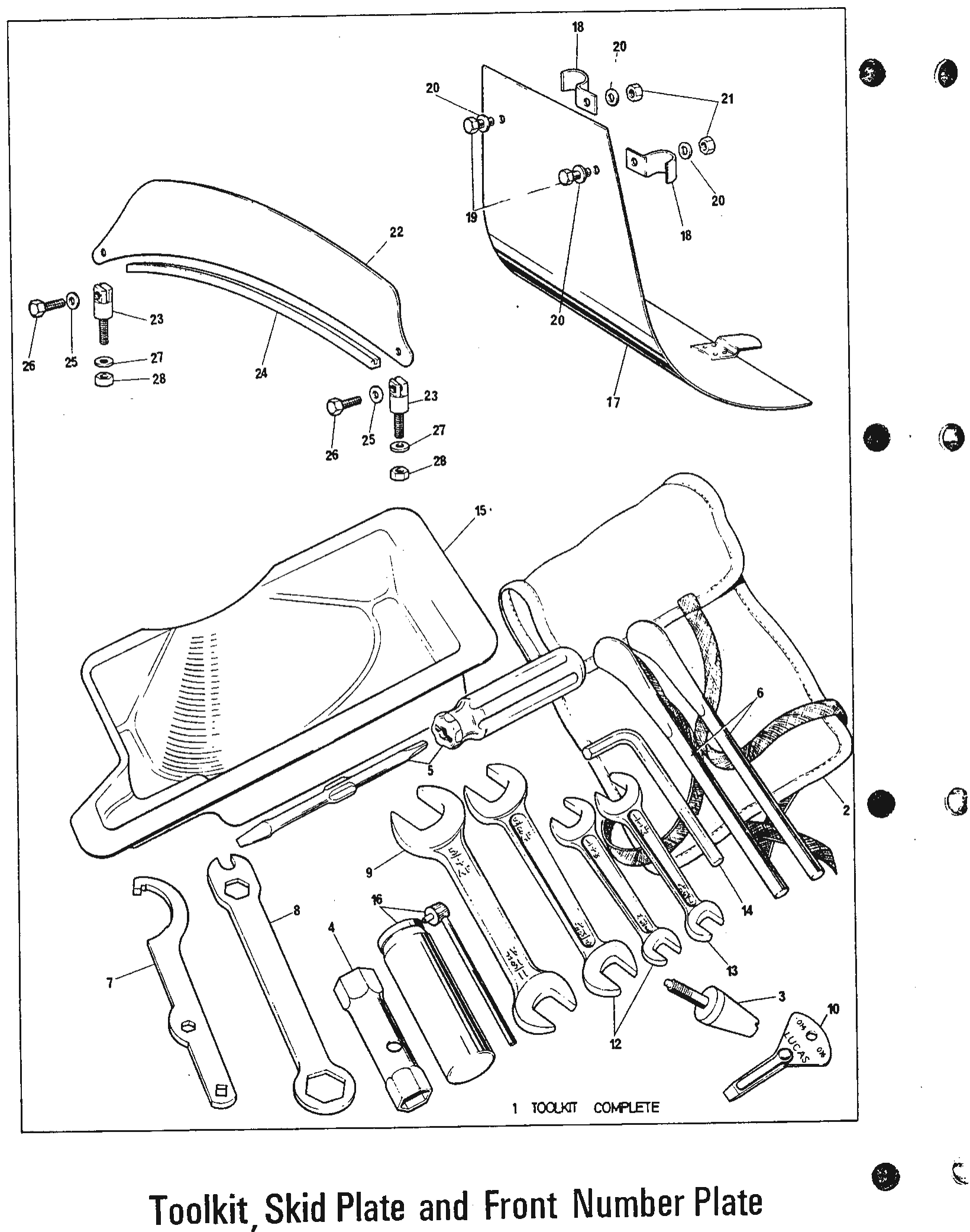 Norton Spanner, "C" (Suspension Unit, C.B. Tappets)