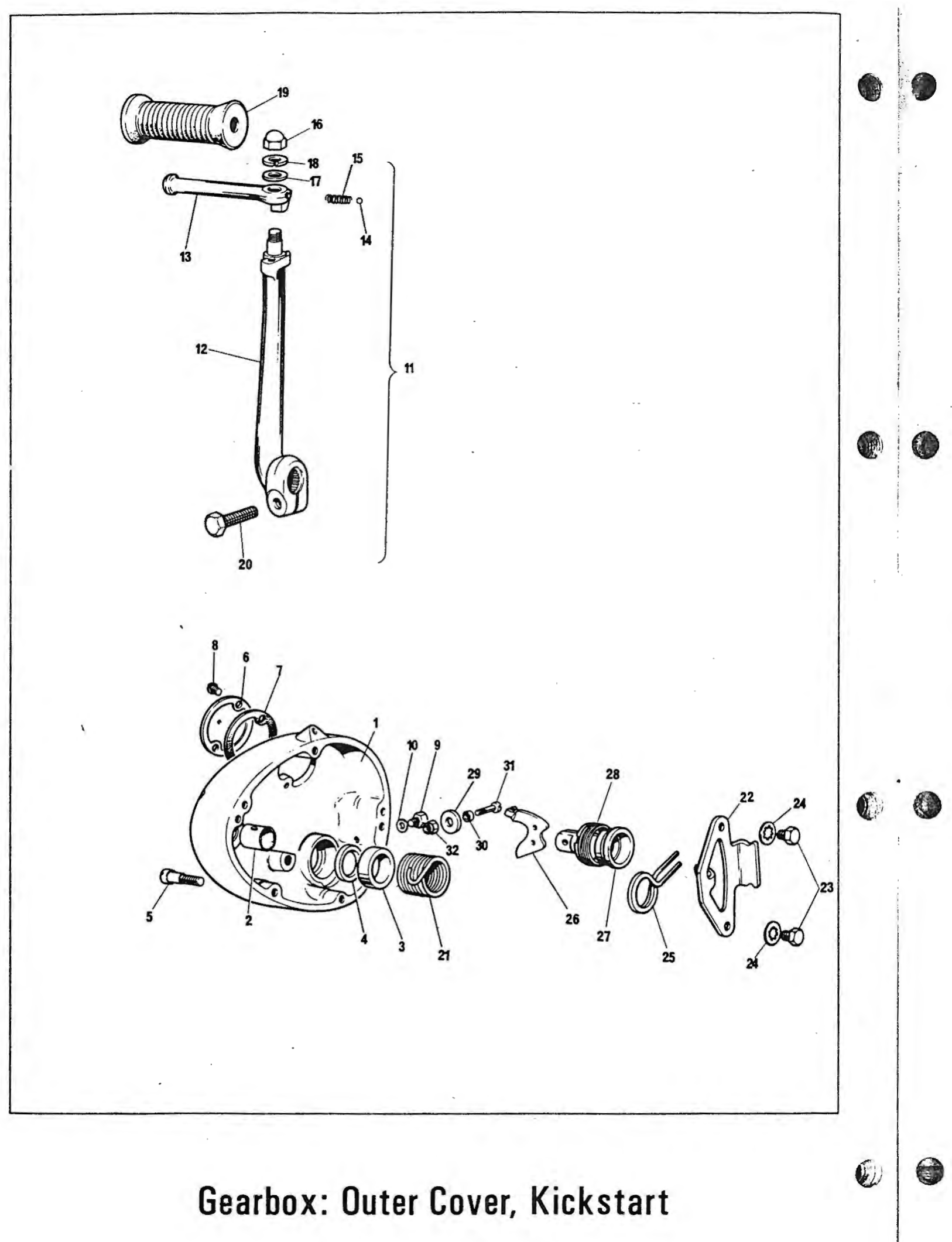 Norton Oil Seal, Kickstart Shaft