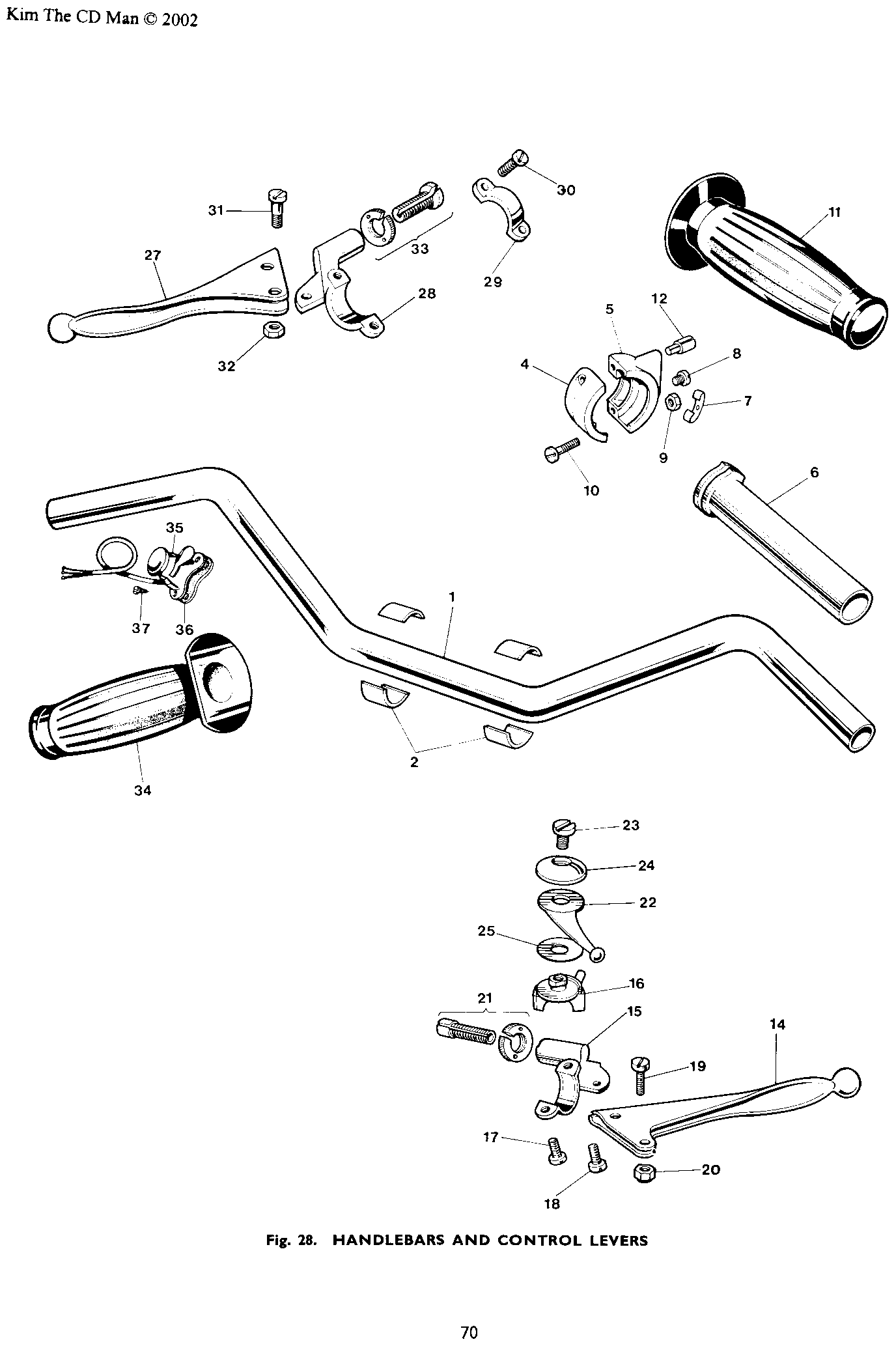 Clutch lever bracket (18/773)