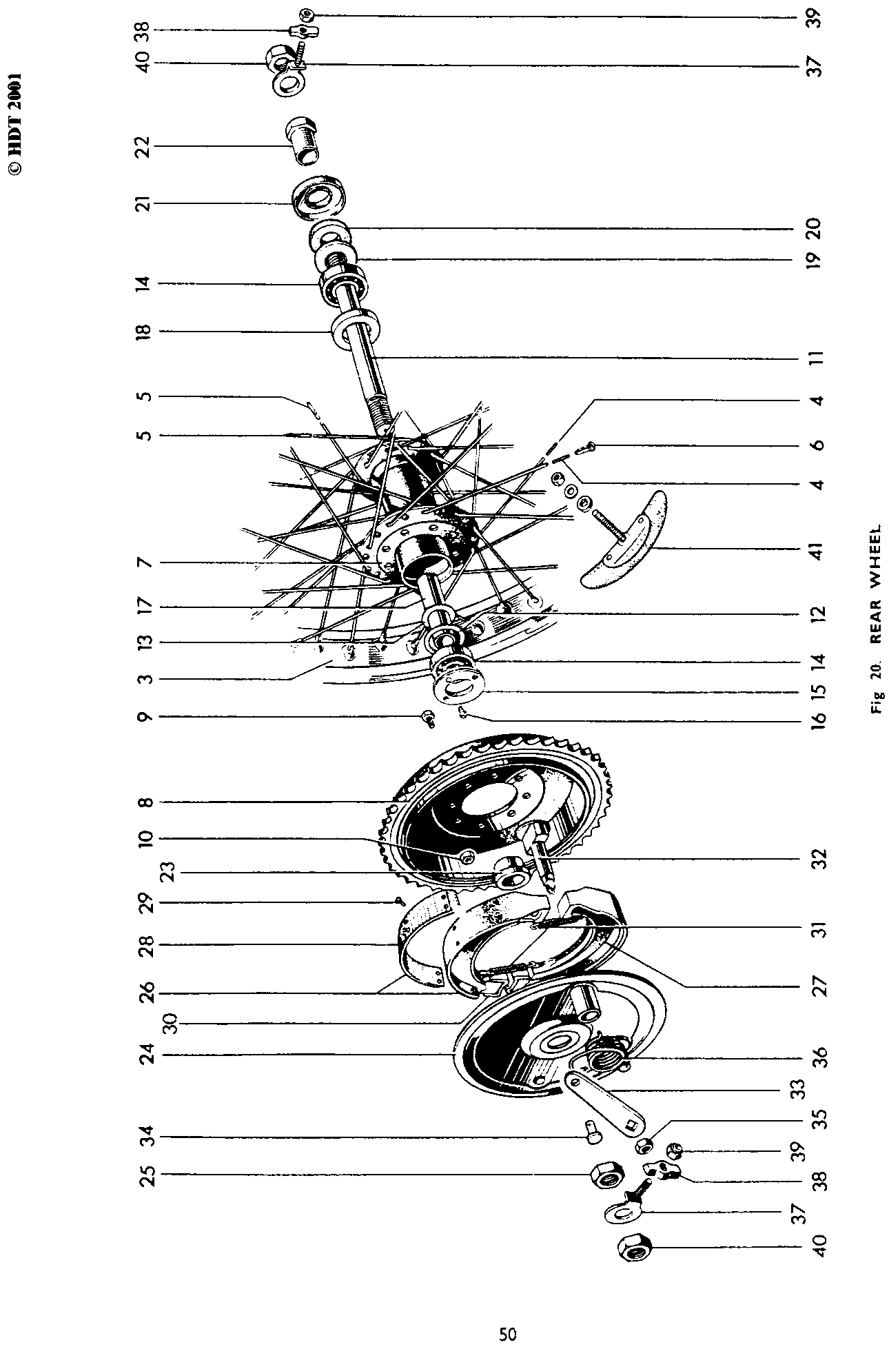 Wheel spindle