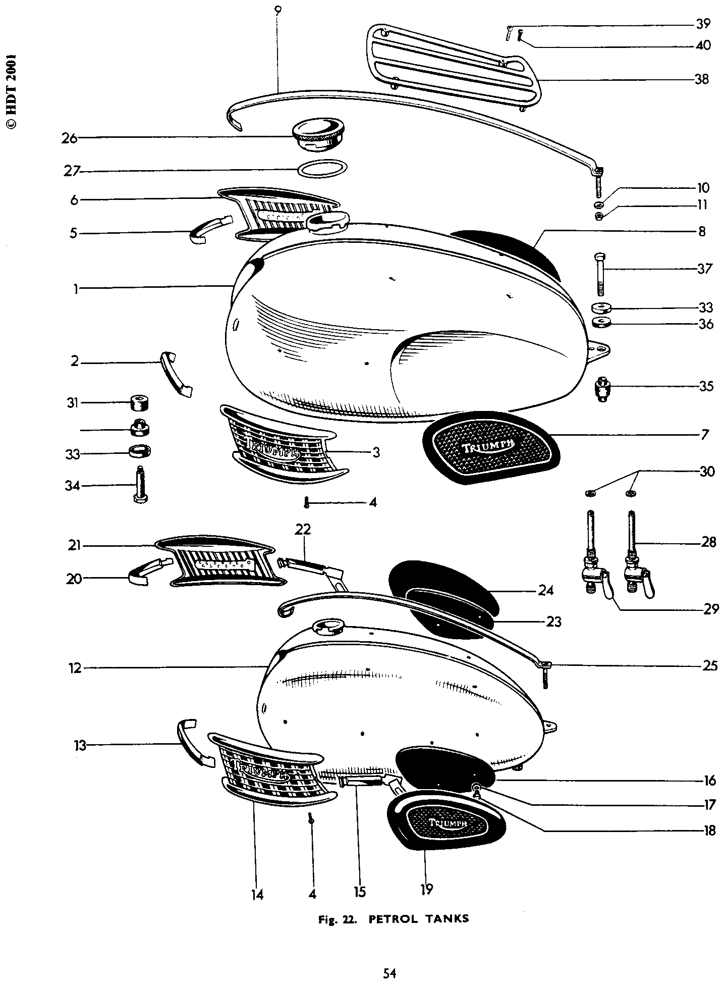 Centre styling strip