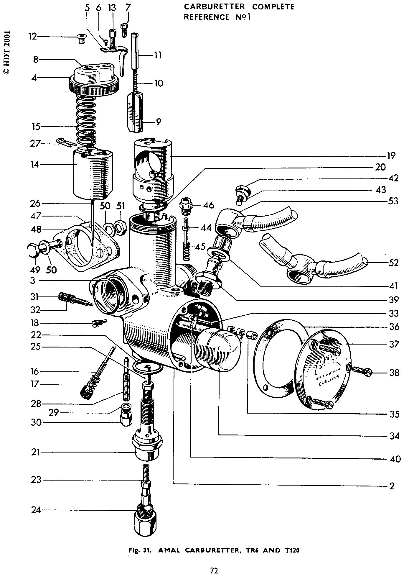 Air valve guide