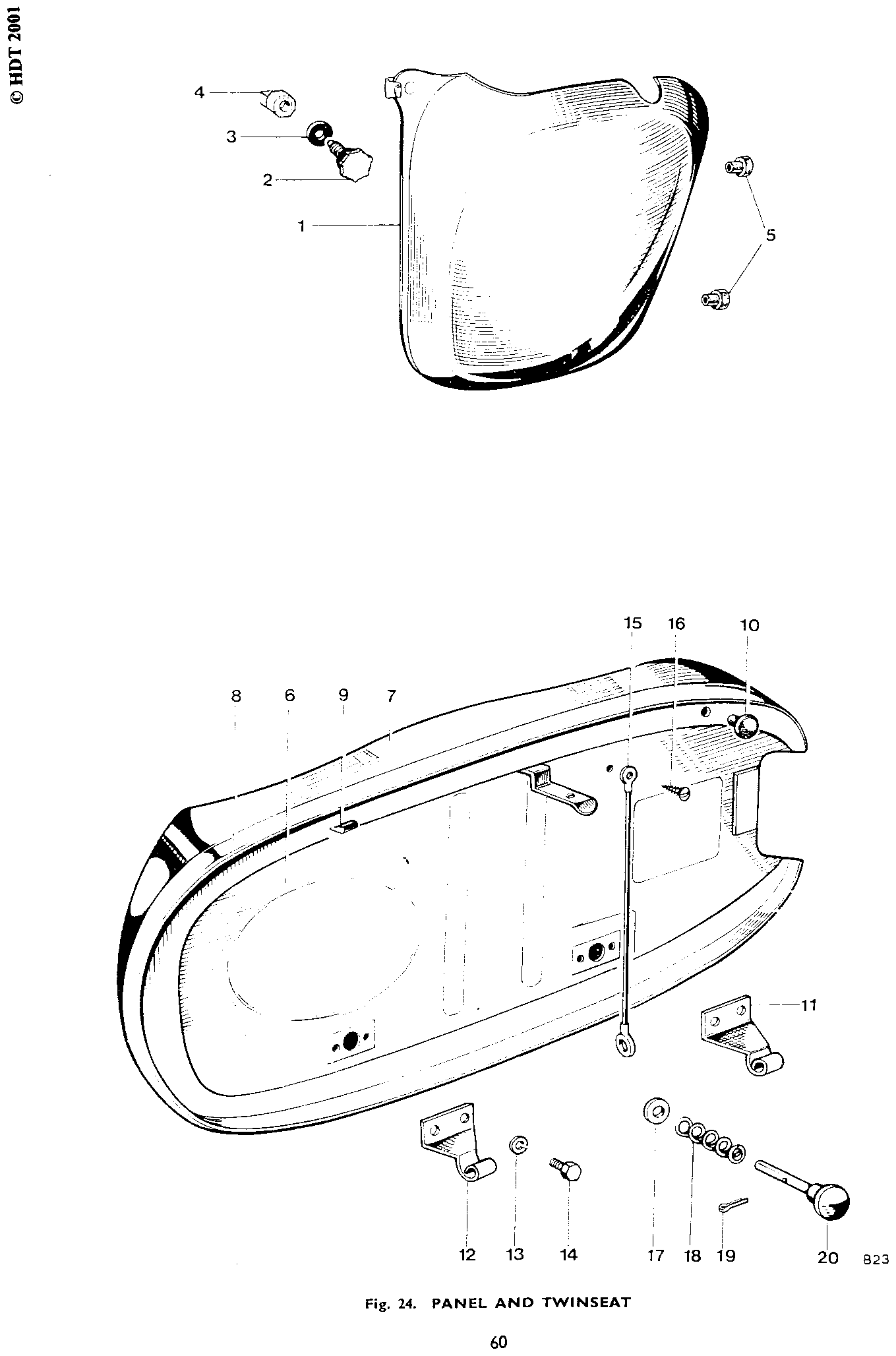 PANEL AND TWINSEAT