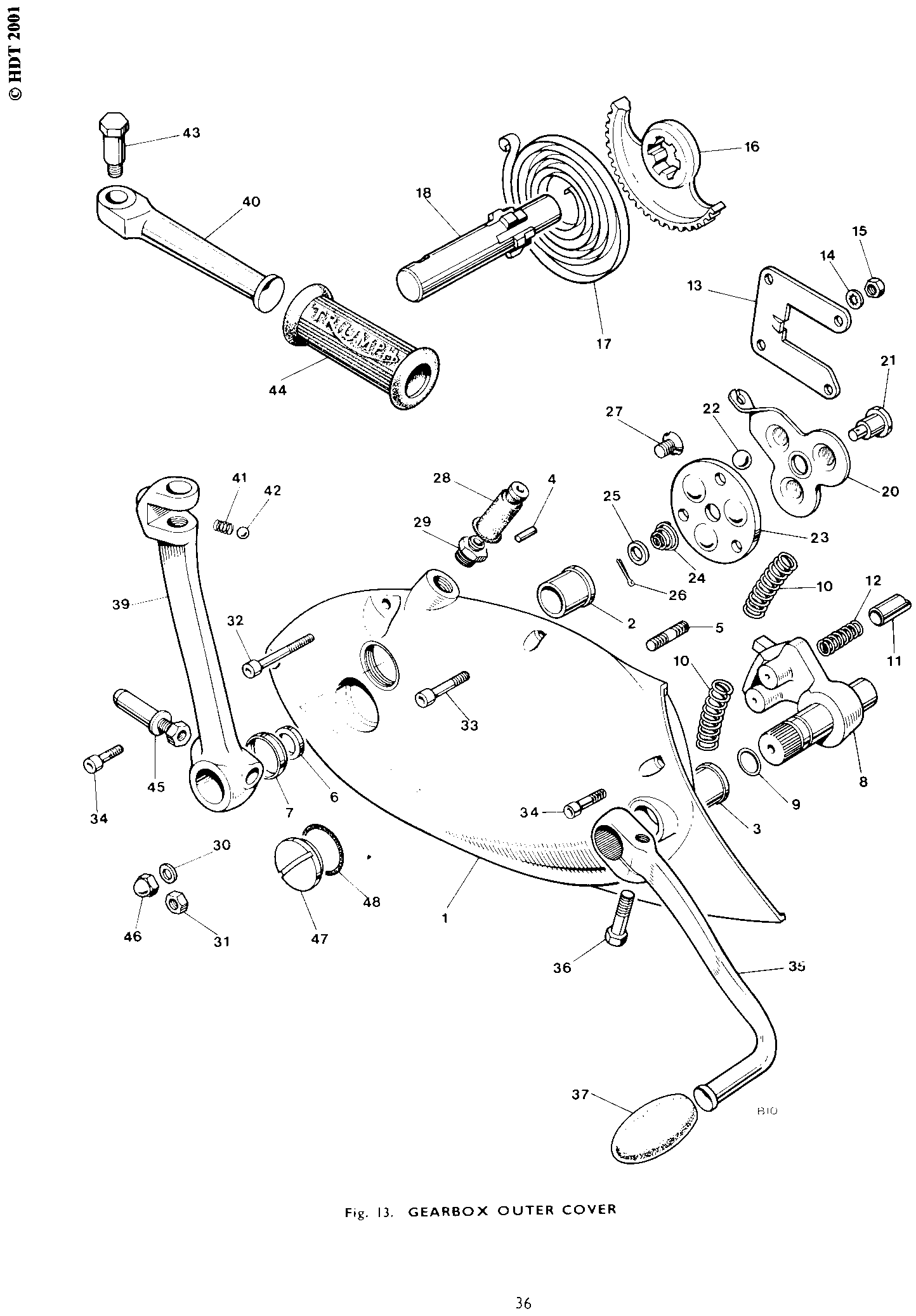 Kickstarter axle