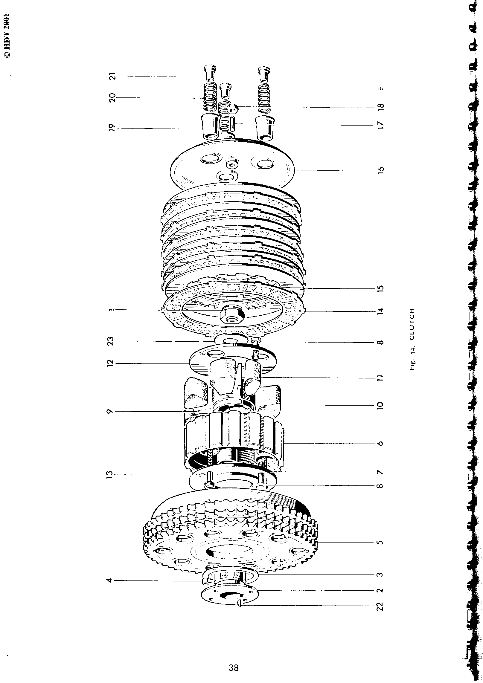 PRESSURE PLATE 3 SPRING - TWINS