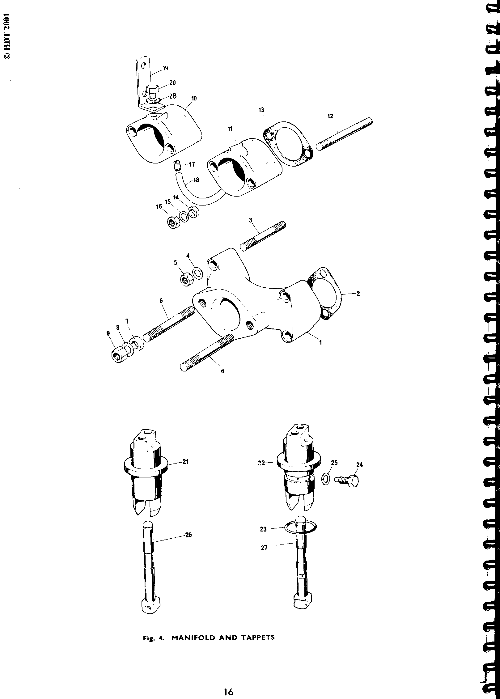 Inlet manifold - L.H.