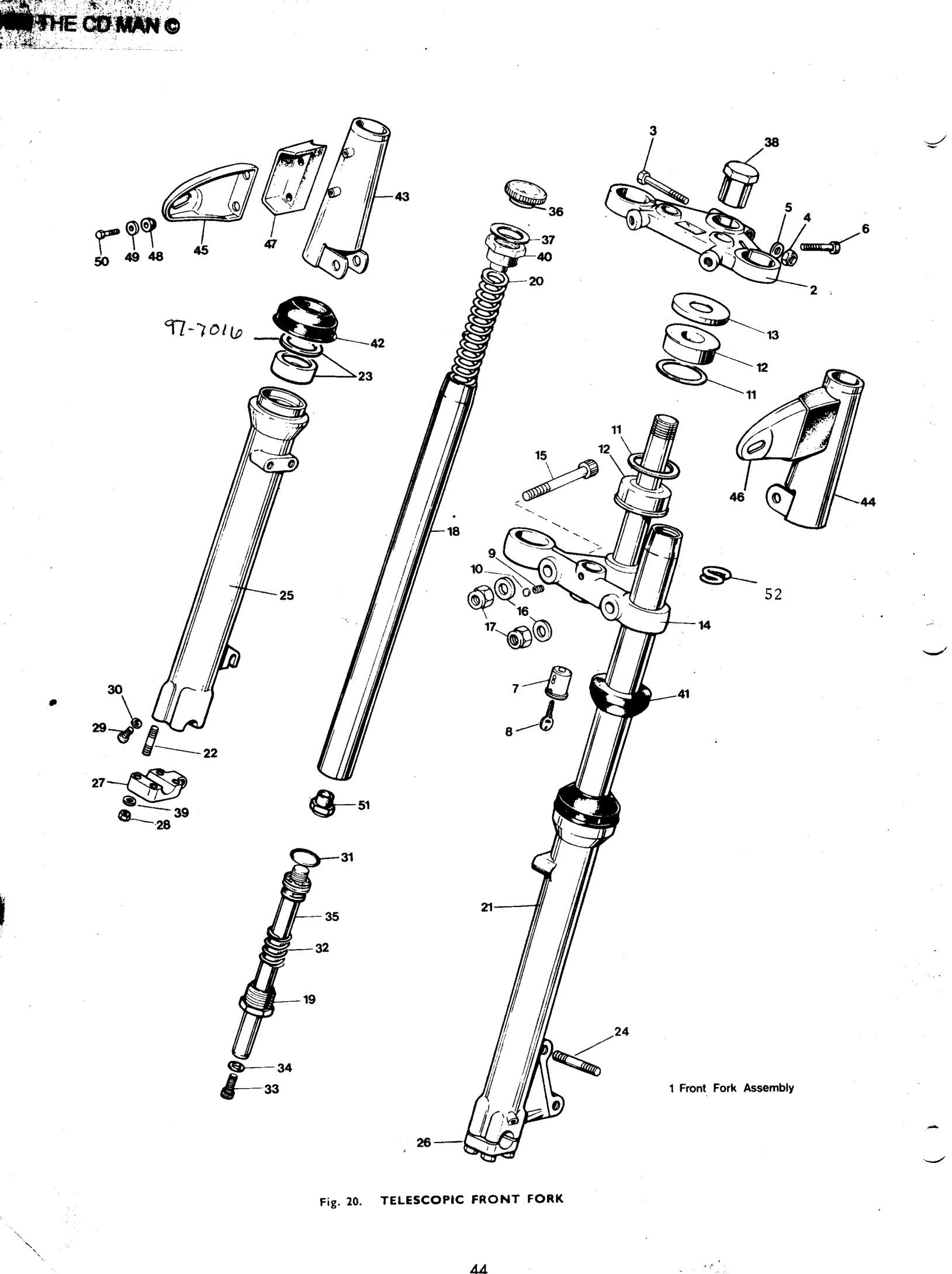 Headlamp bracket - left