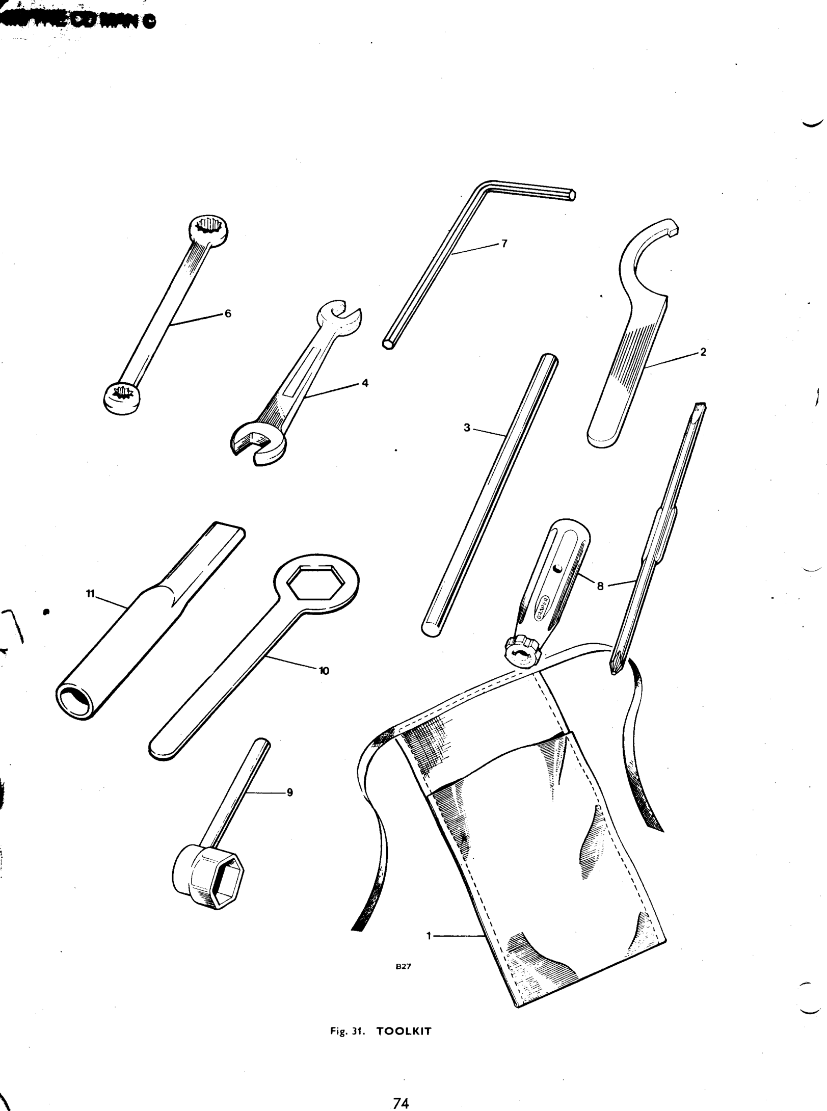 Key for hex socket screw
