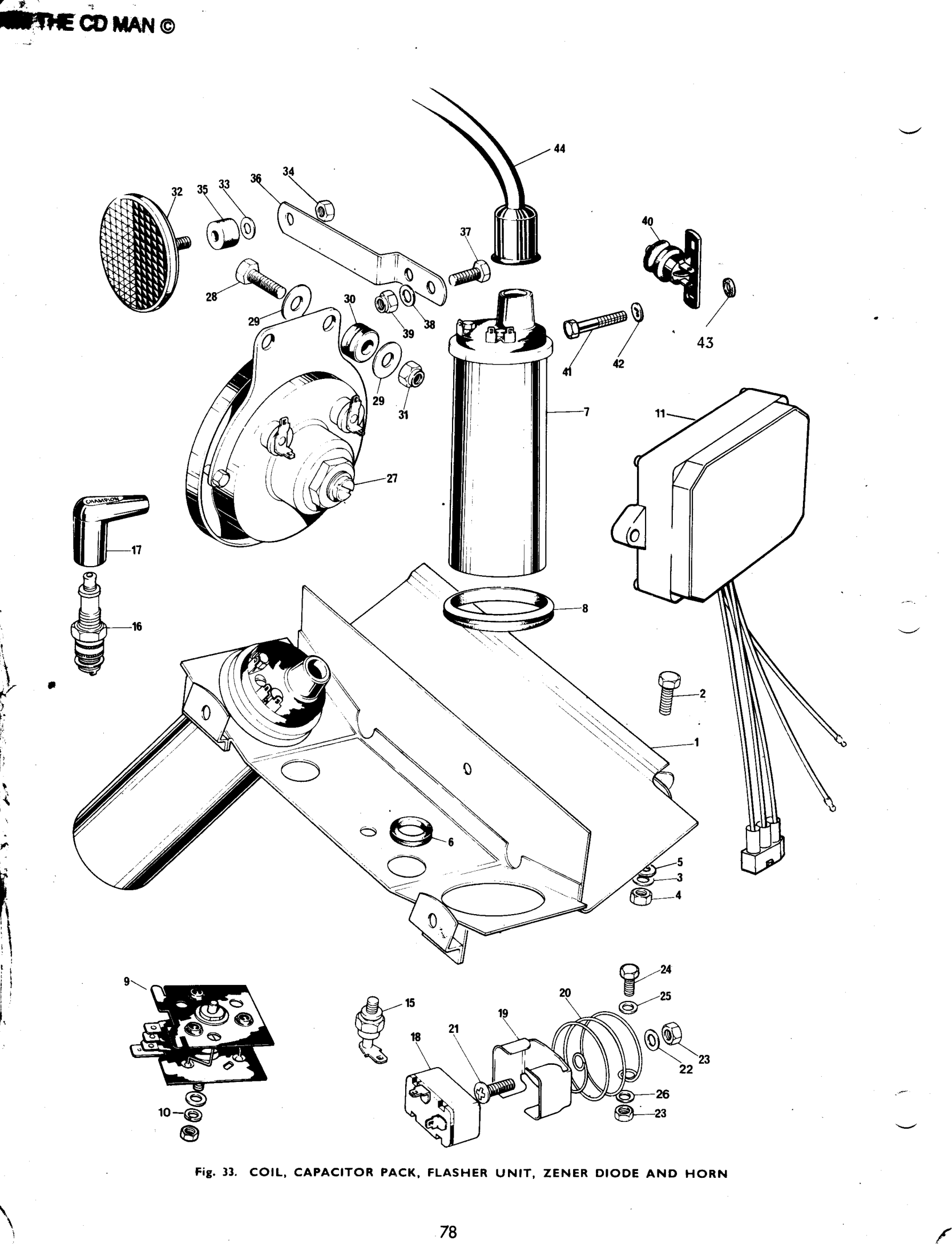 Ignition amplifier unit