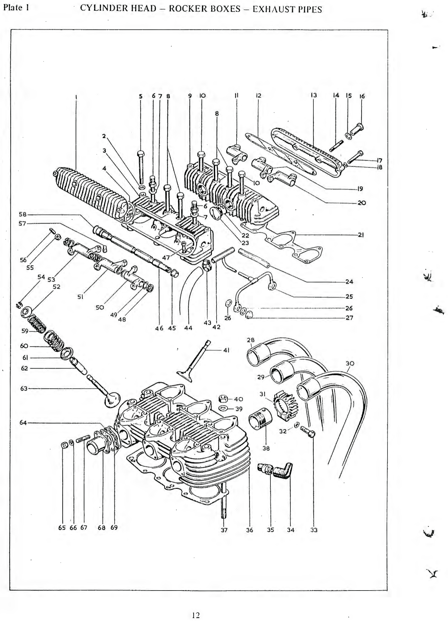 Exhaust pipe – centre