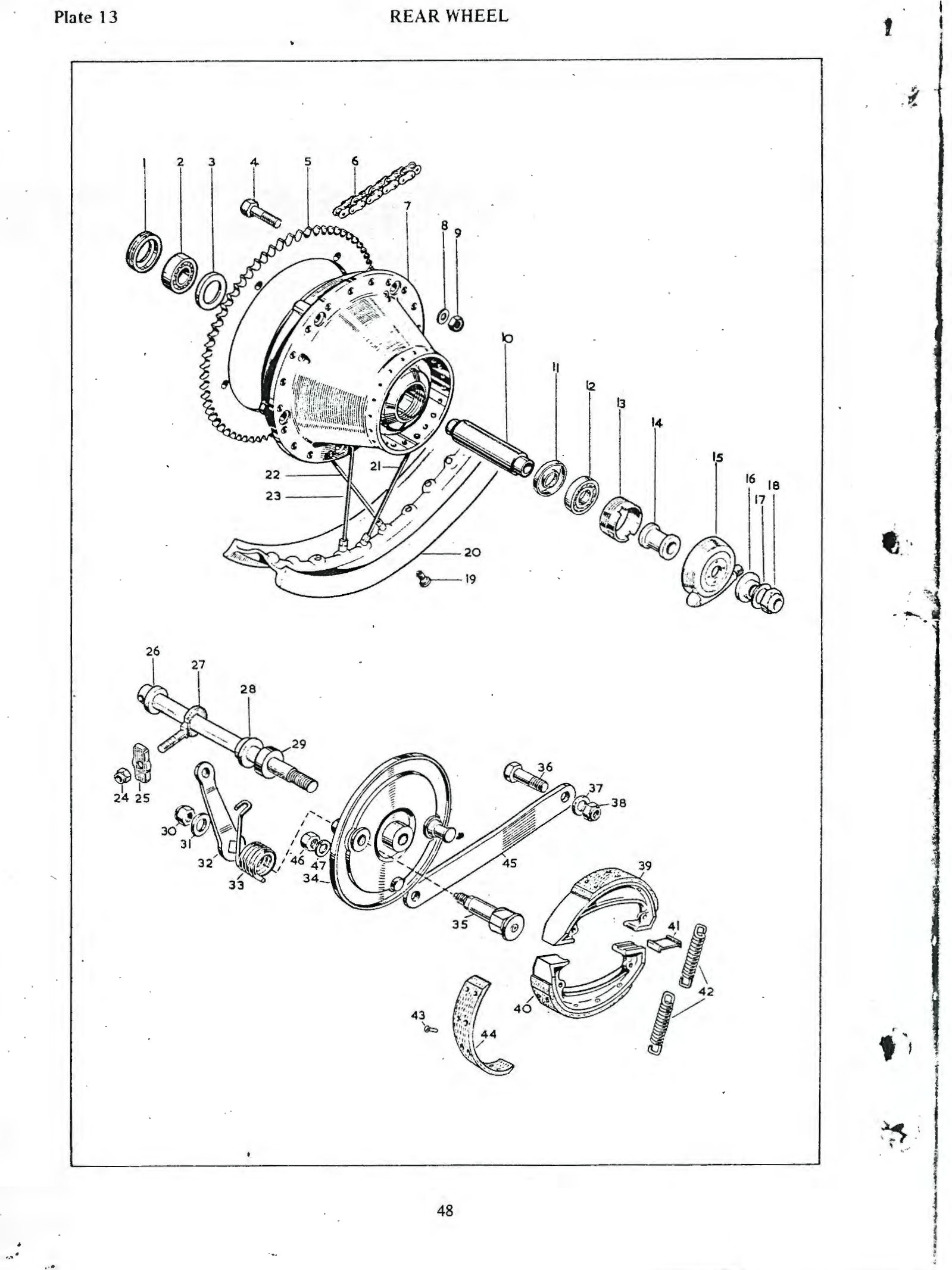 Brake shoe – leading