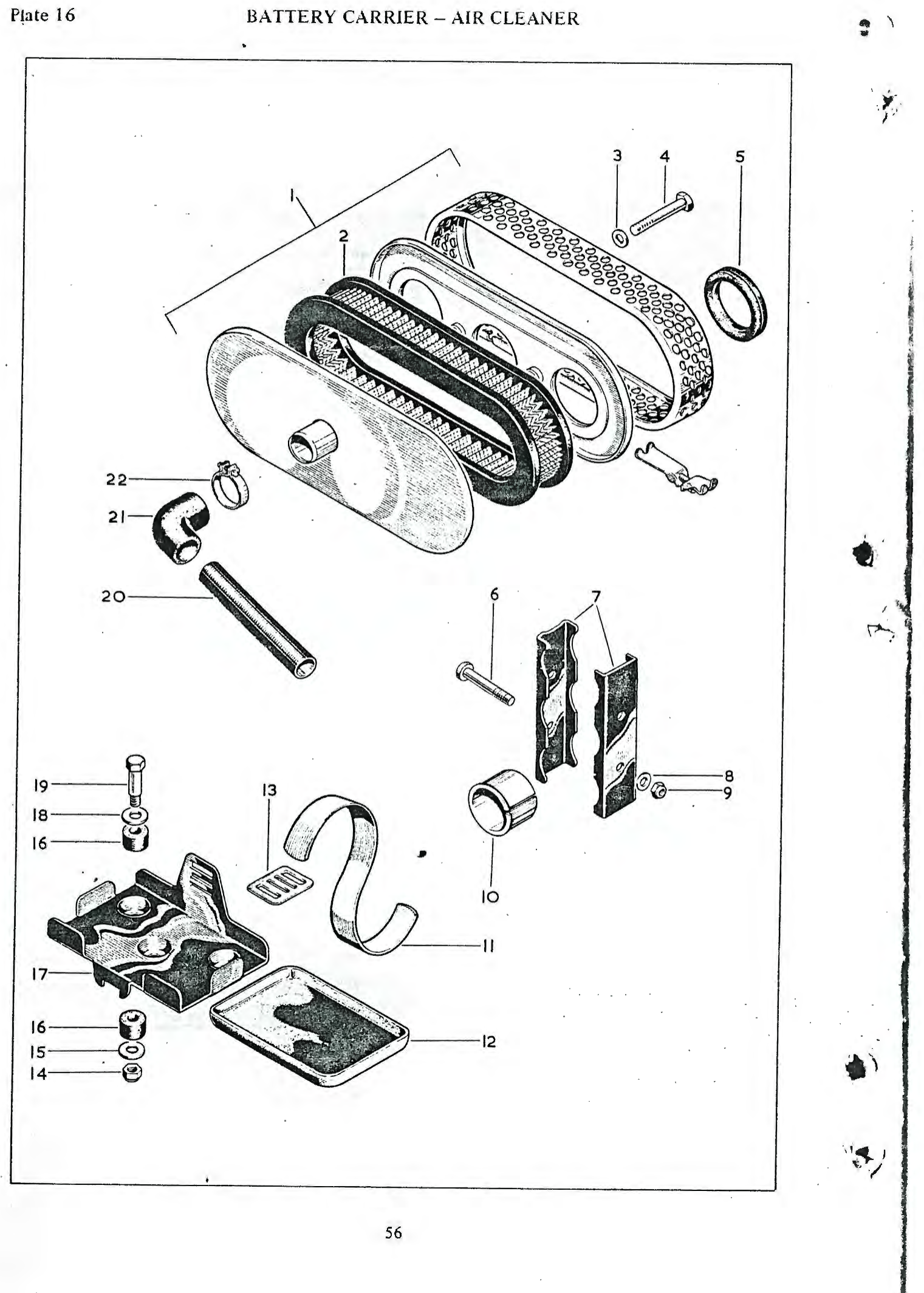 Bolt – battery carrier mounting
