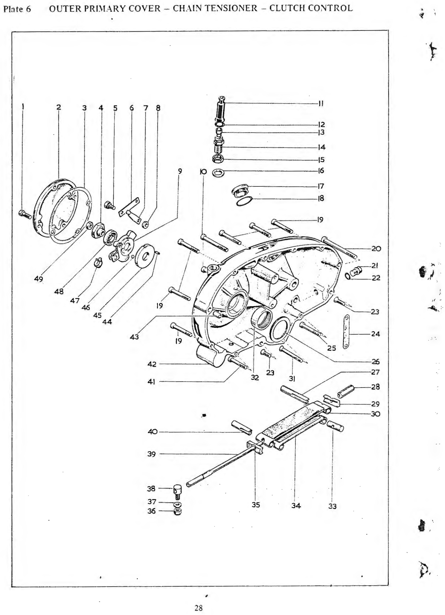 TRUNNION PRIMARY TENSIONER