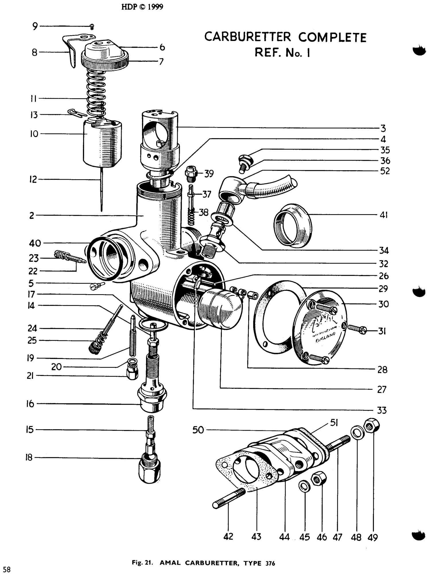 COVER MAIN JET