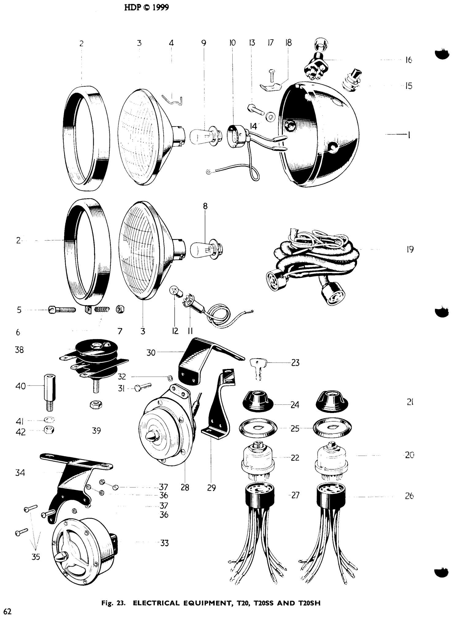 Bolt, lamp fixing (99-1004)