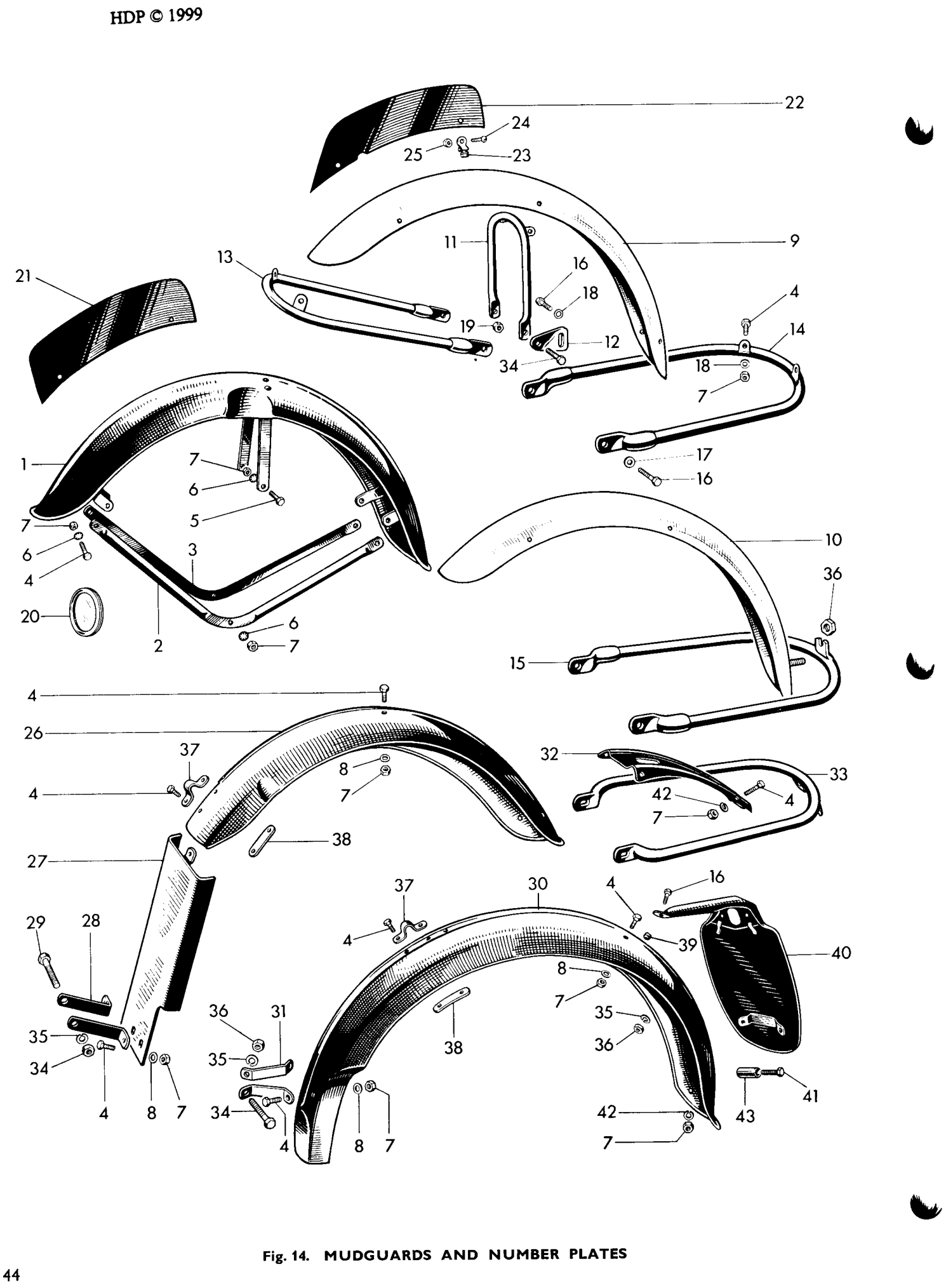 REAR LOOP,CUB ALLOY FENDER