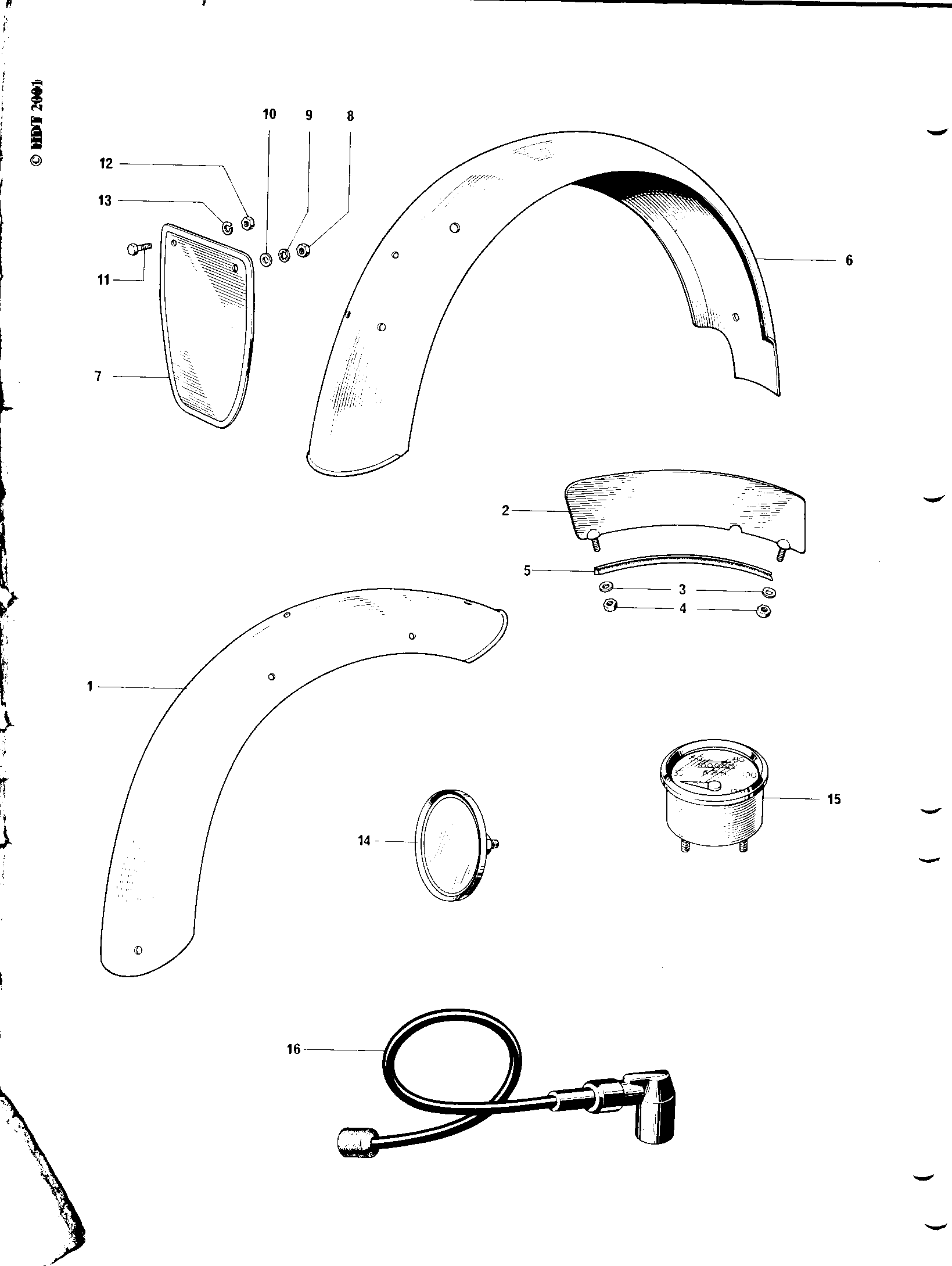Front mudguard