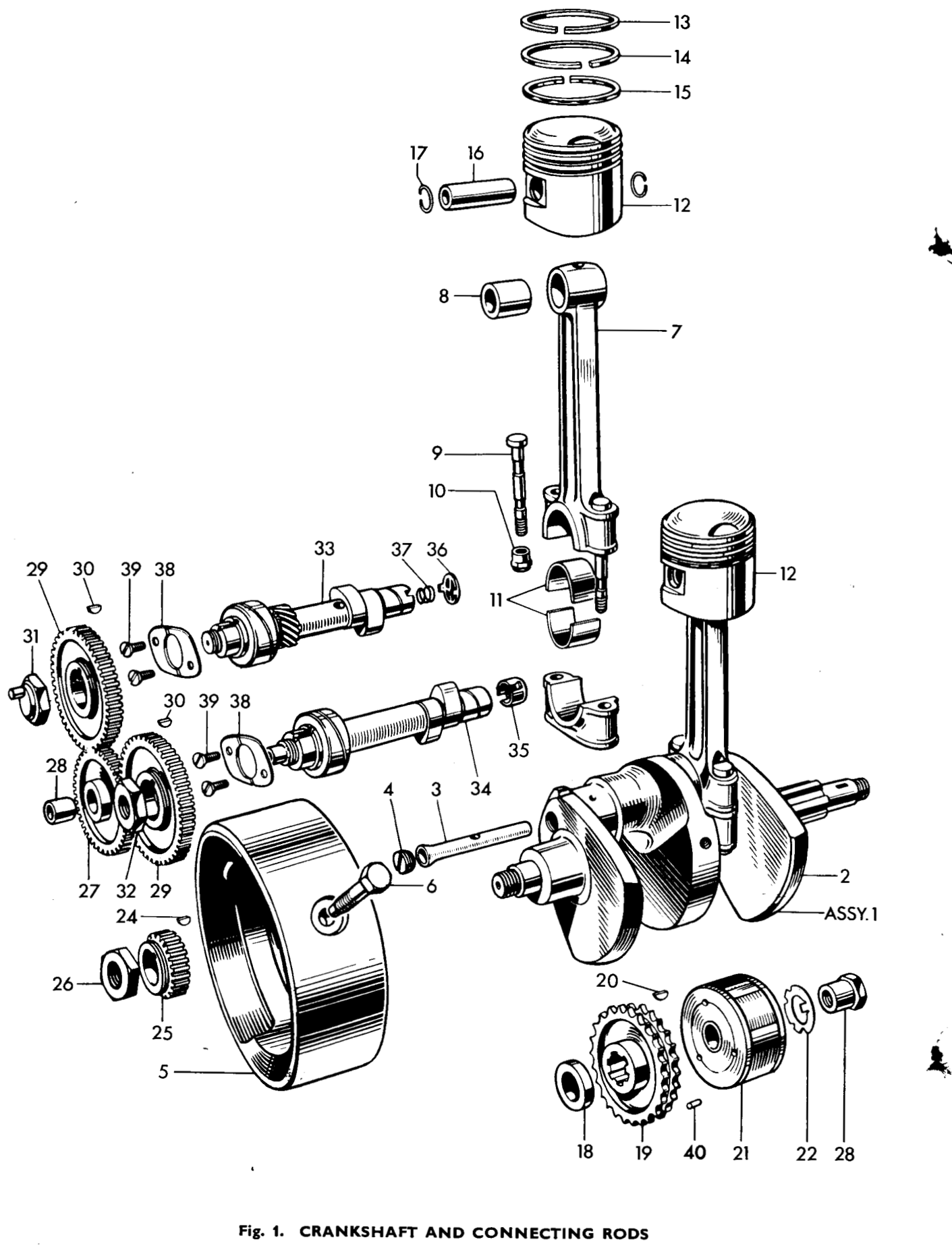 Engine sprocket, 26T Duplex ass