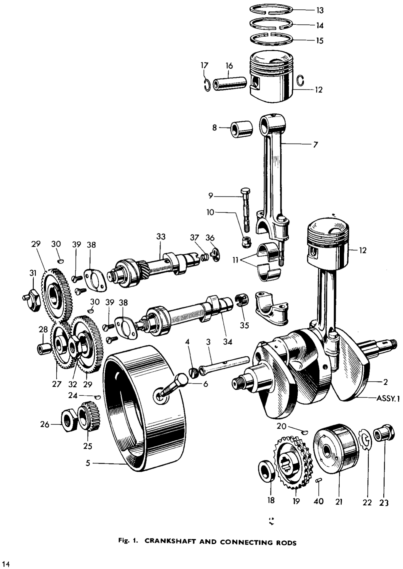 Piston Complete C.R. 9:1