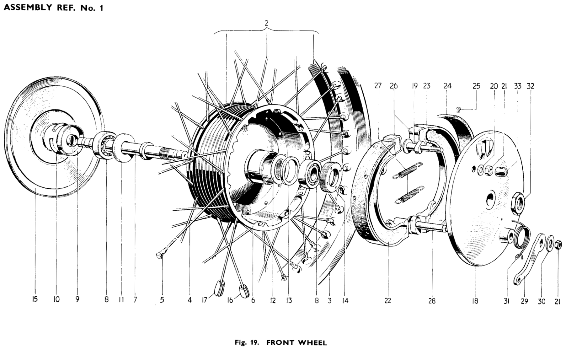 BRAKE SHOE SET FERODO UK