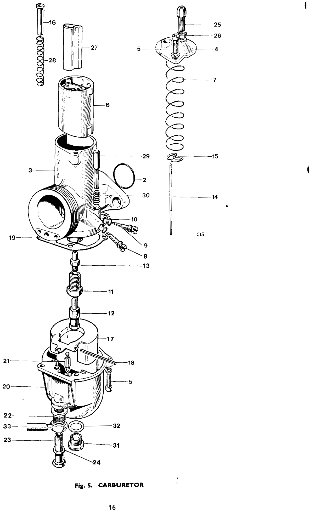 Carburetor R626/64—R.H