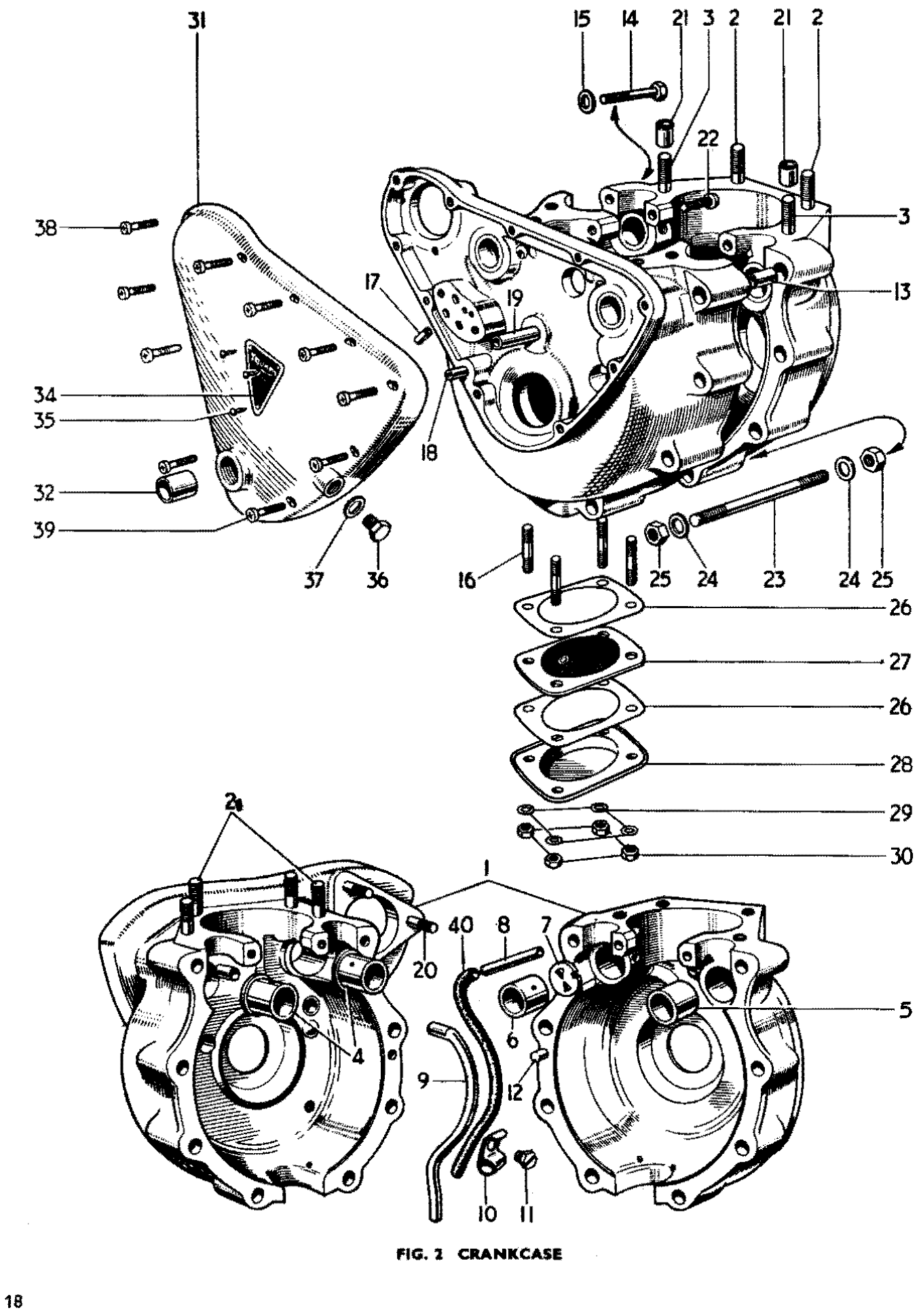 Screw (1/4-20 BSW x 15/16 in., cross head)