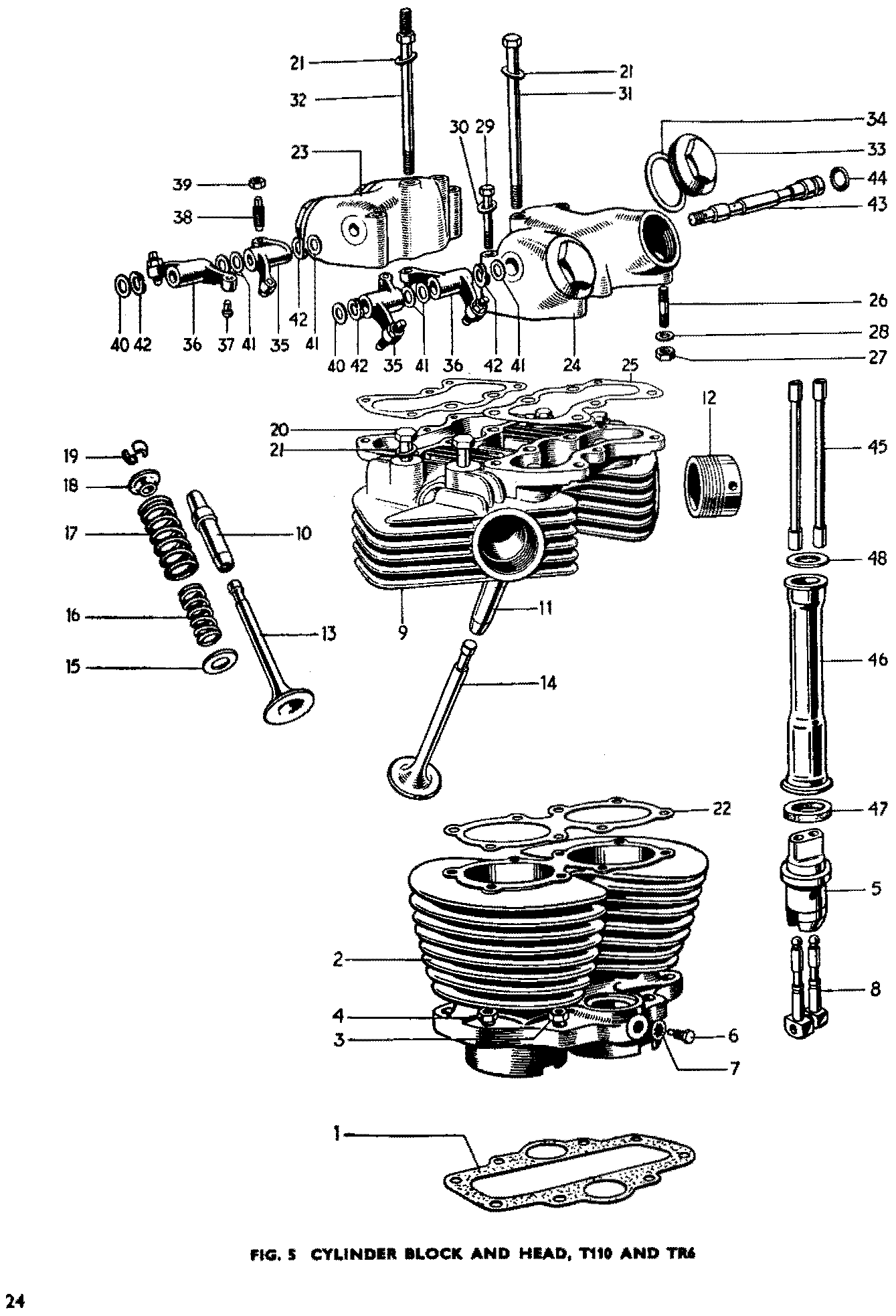 Cylinder head bolt (for torque stay)