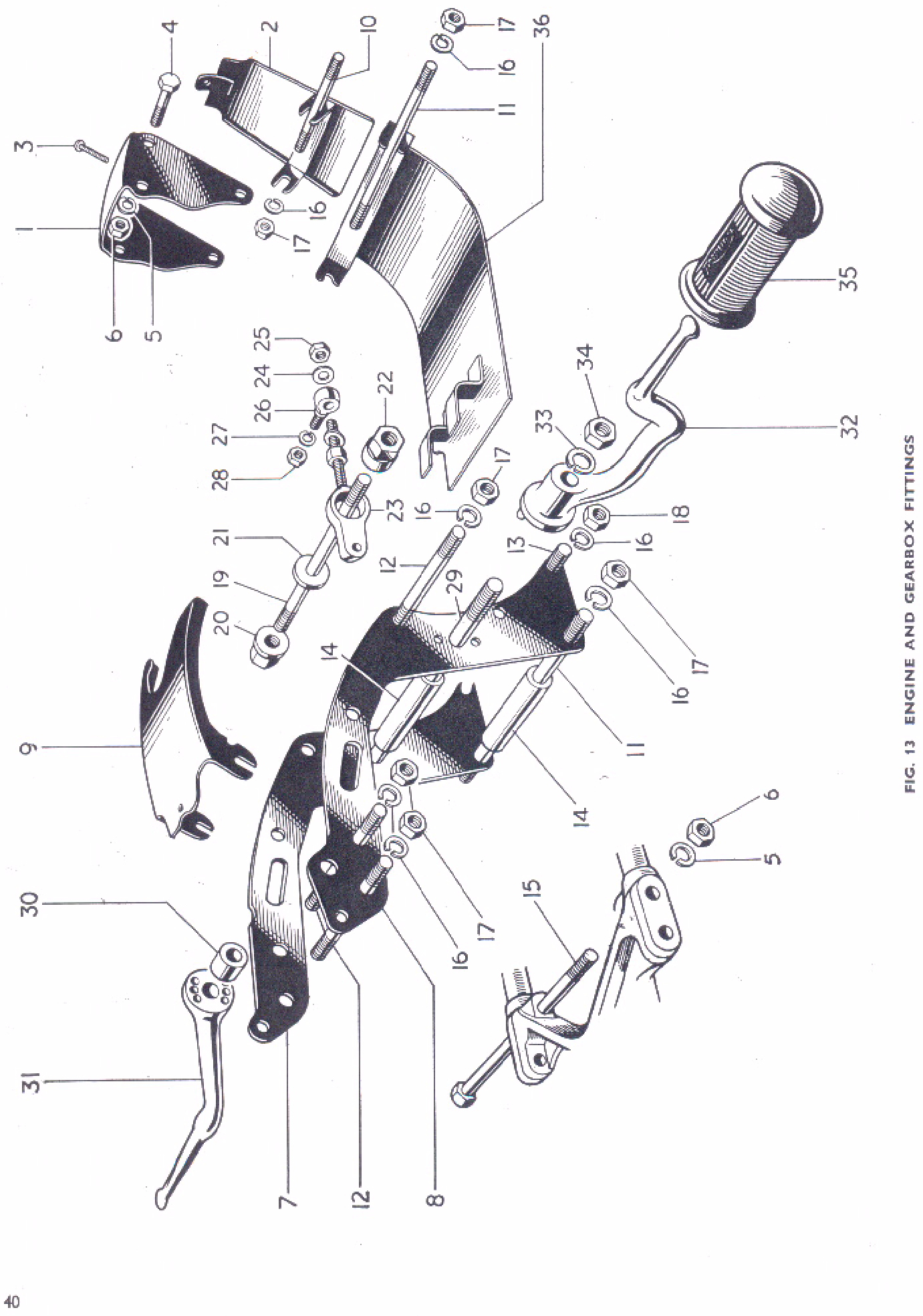 ENGINE AND GEARBOX FITTINGS