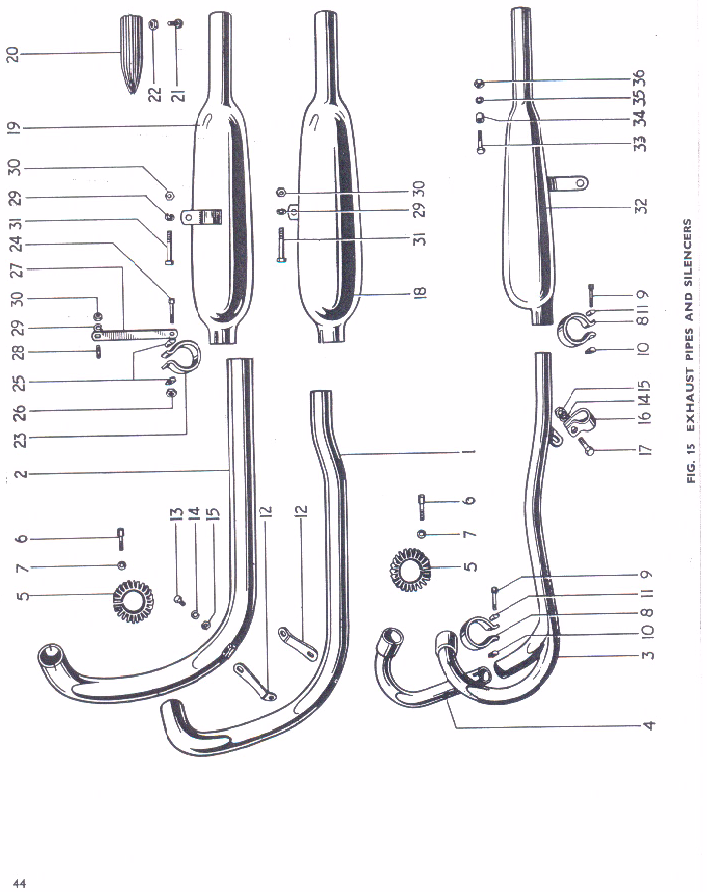 EXHAUST PIPES AND SILENCERS