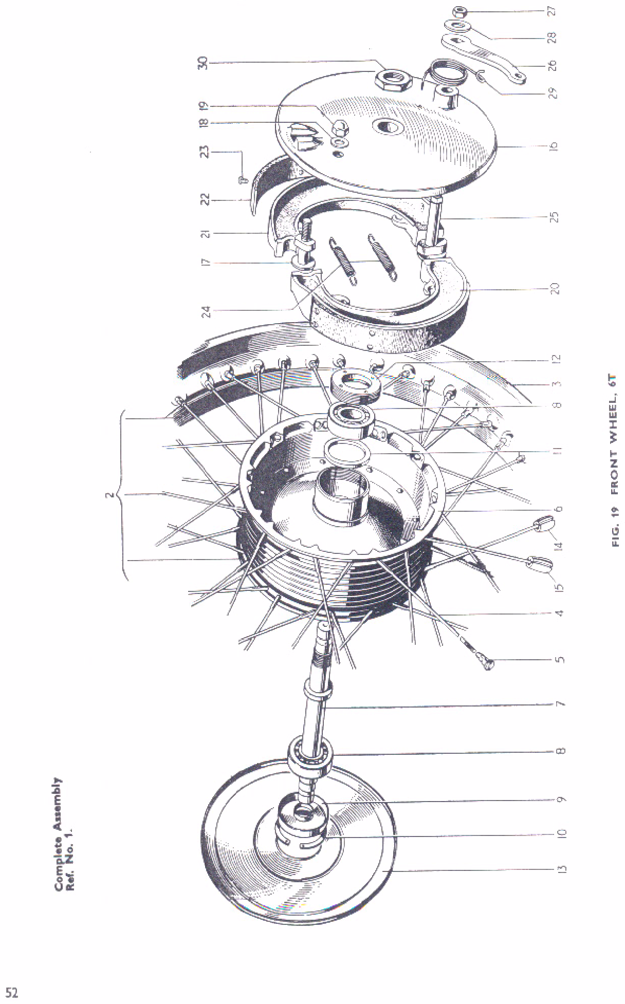 FRONT WHEEL, 6T