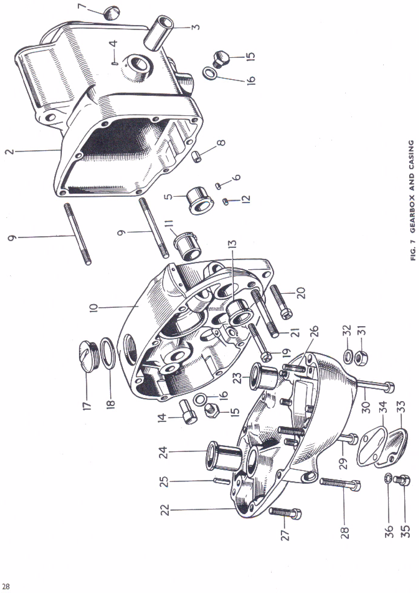GEARBOX AND CASING