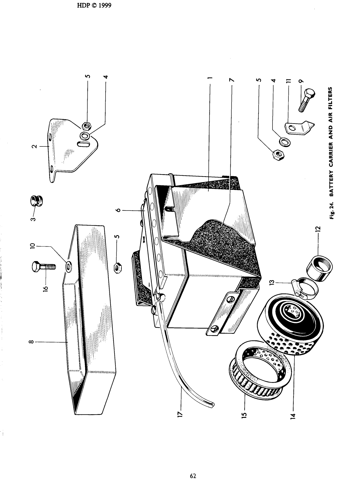 Battery carrier